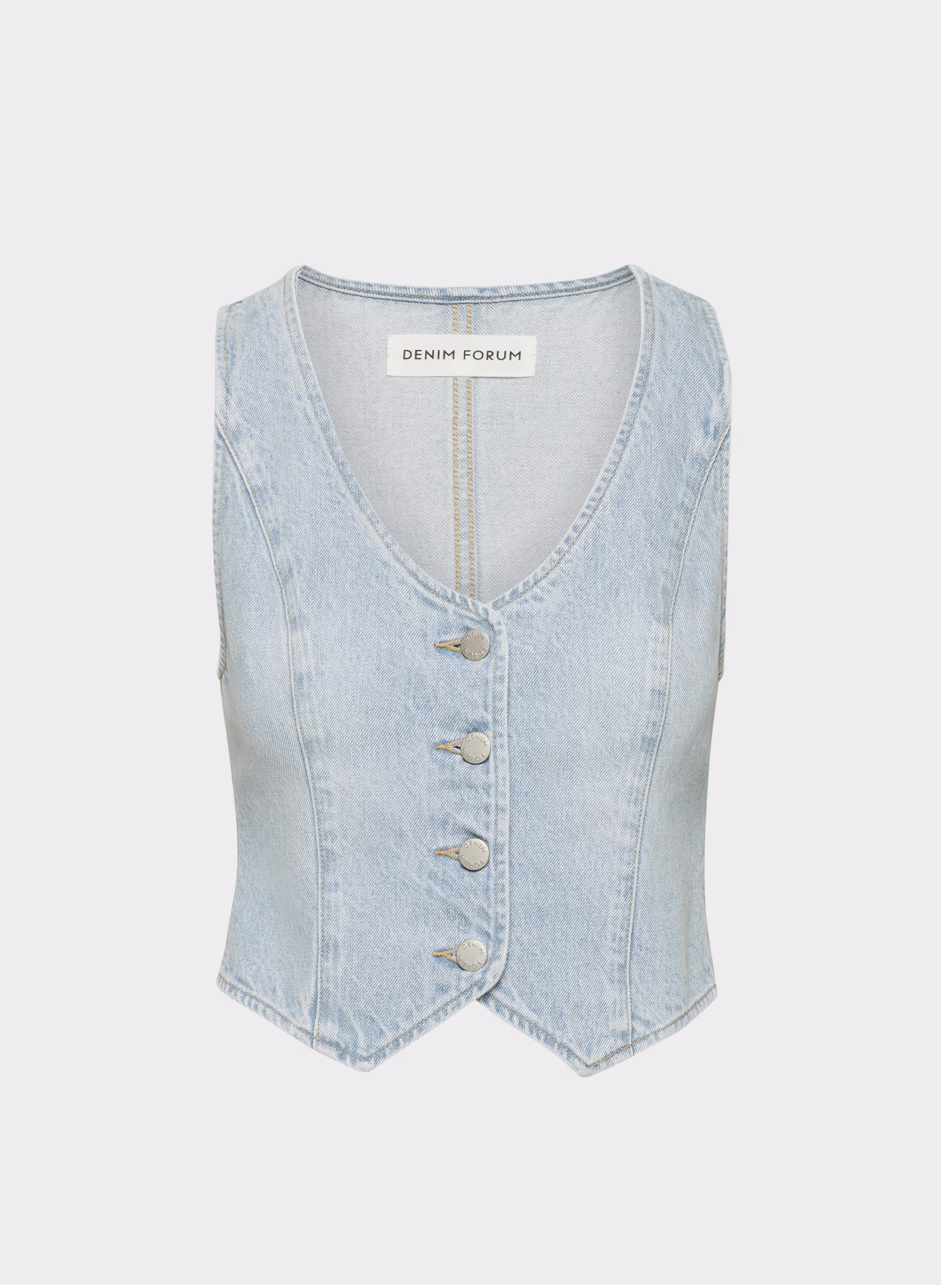THE '90S MIA DENIM VEST by DENIM FORUM