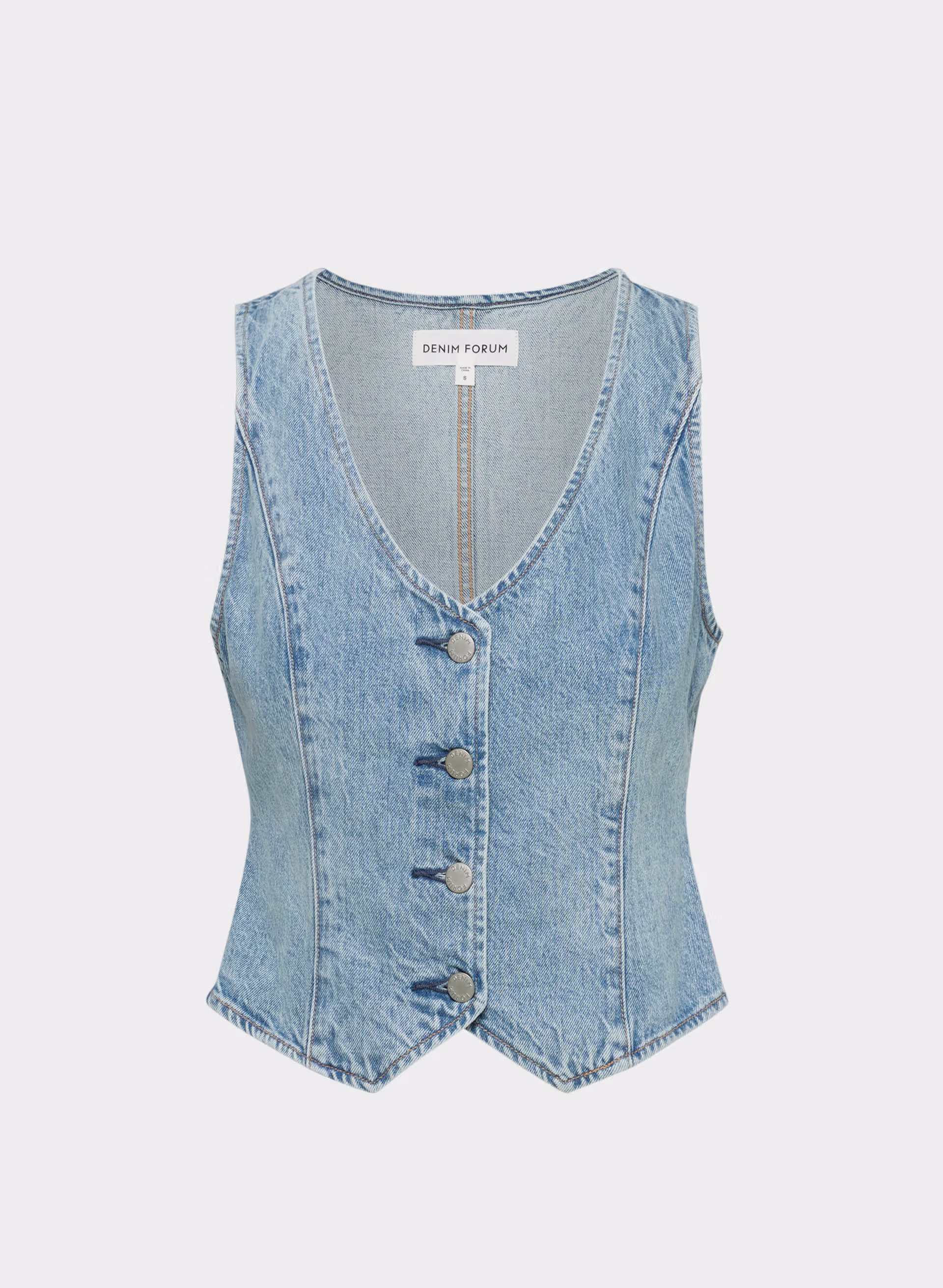 THE '90S MIA DENIM VEST by DENIM FORUM