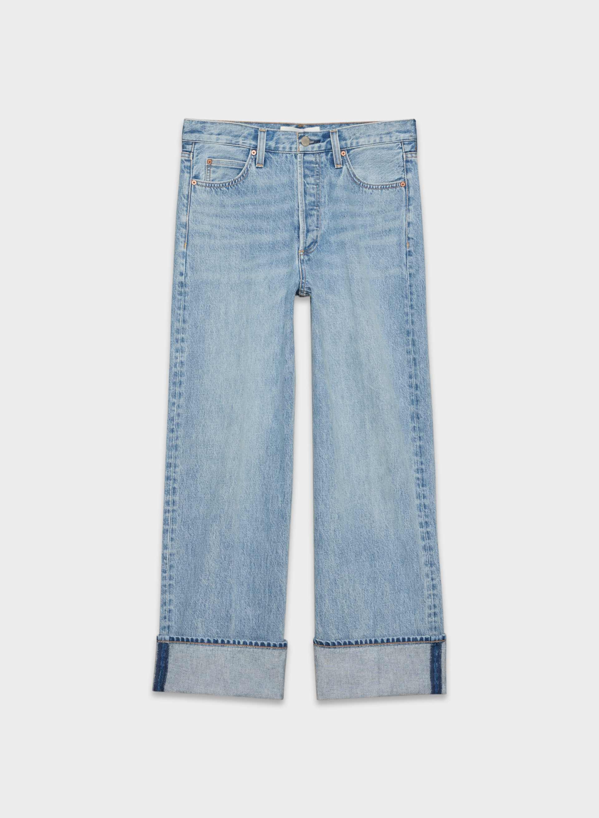THE '90S VINTAGE LO-RISE STRAIGHT JEAN by DENIM FORUM