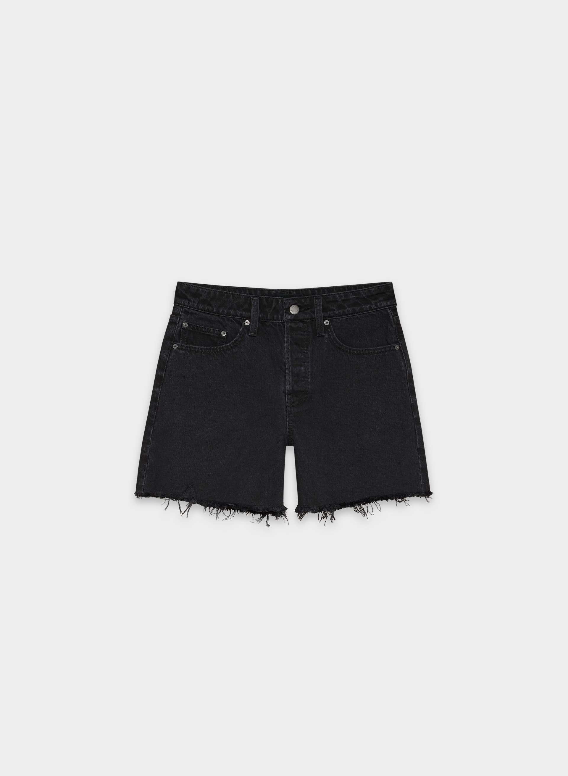 THE EX-BOYFRIEND HI MID-THIGH DENIM SHORT by DENIM FORUM