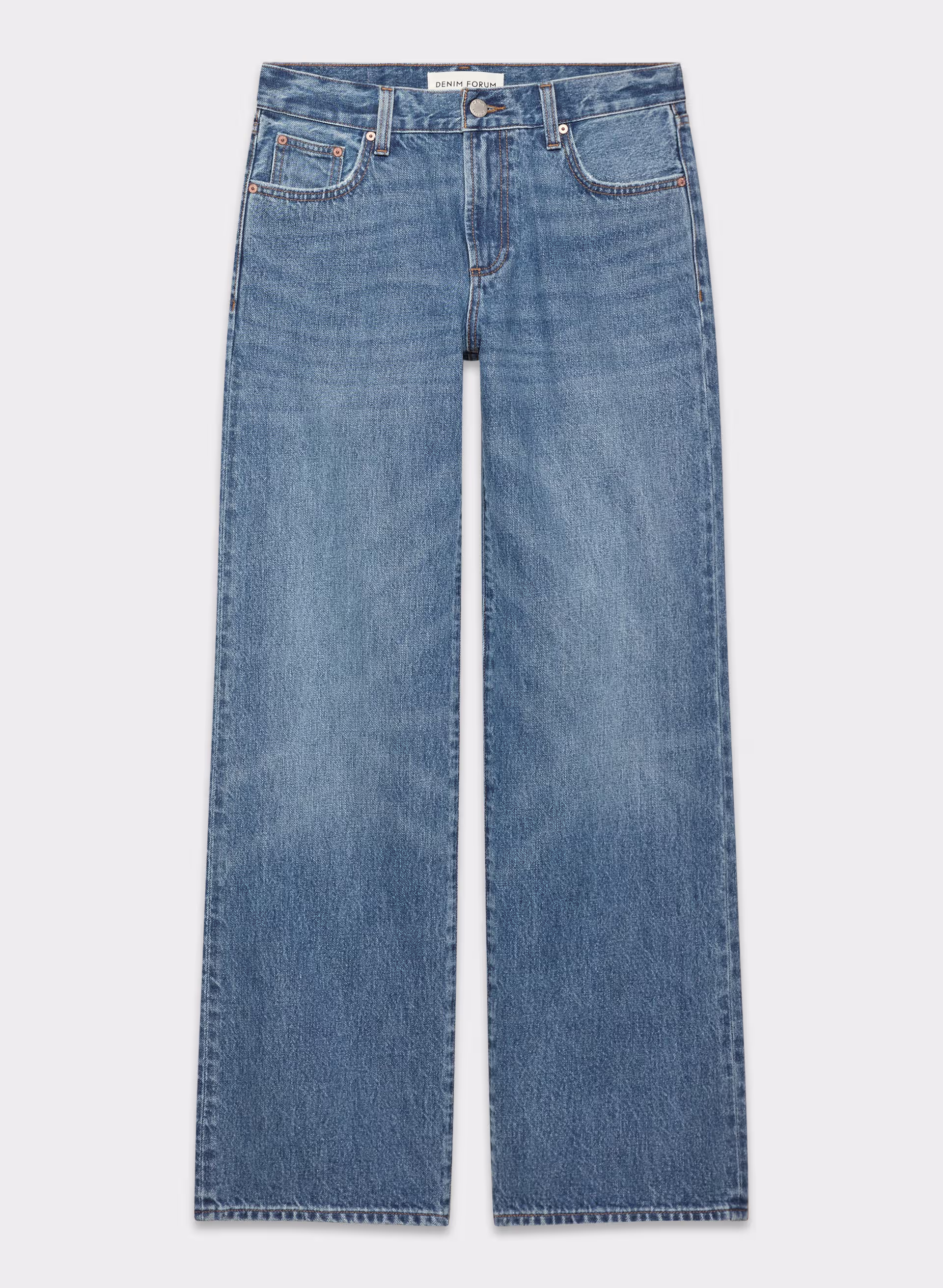 THE FARRAH LO-RISE WIDE JEAN by DENIM FORUM