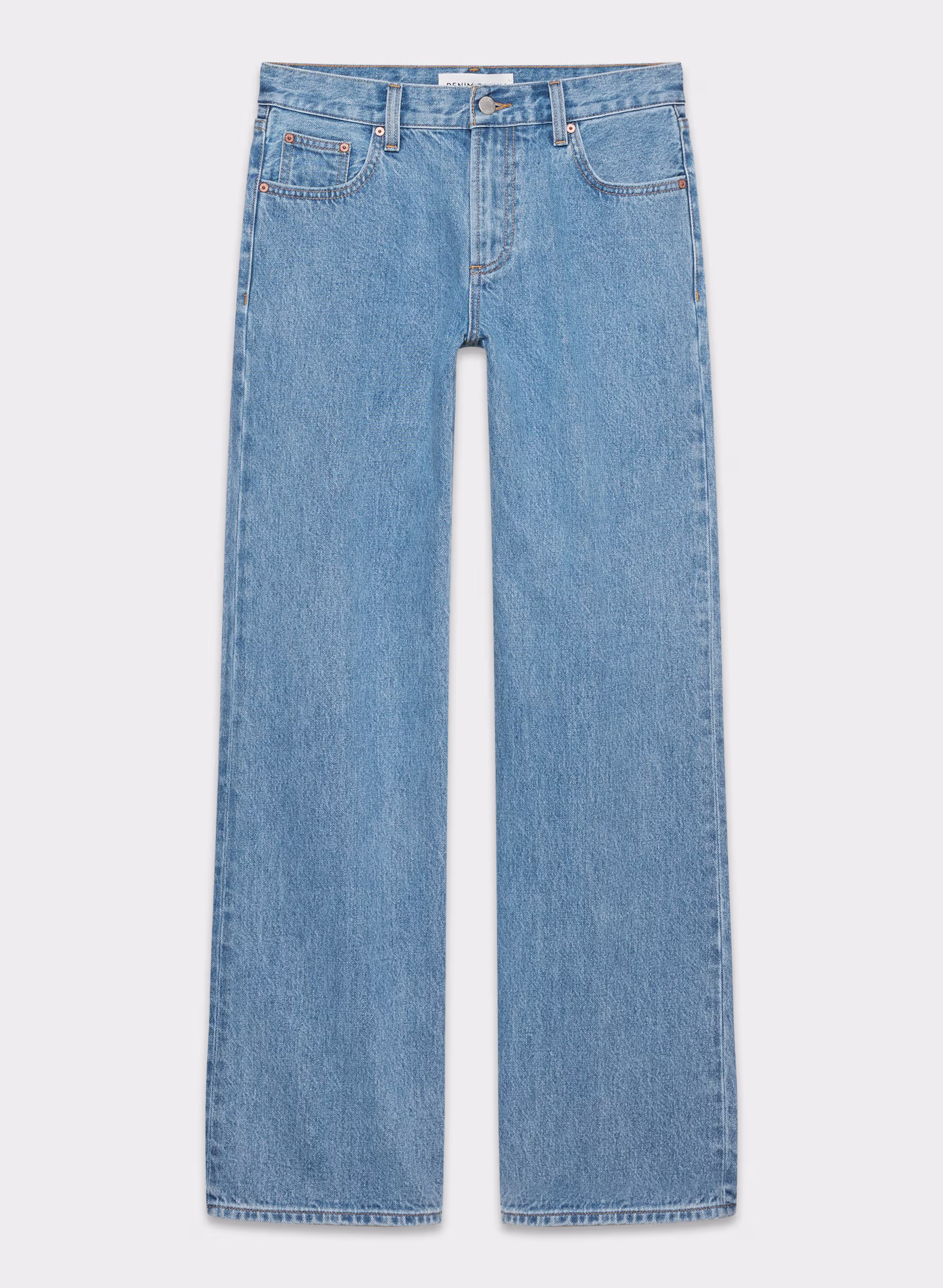 THE FARRAH LO-RISE WIDE JEAN by DENIM FORUM