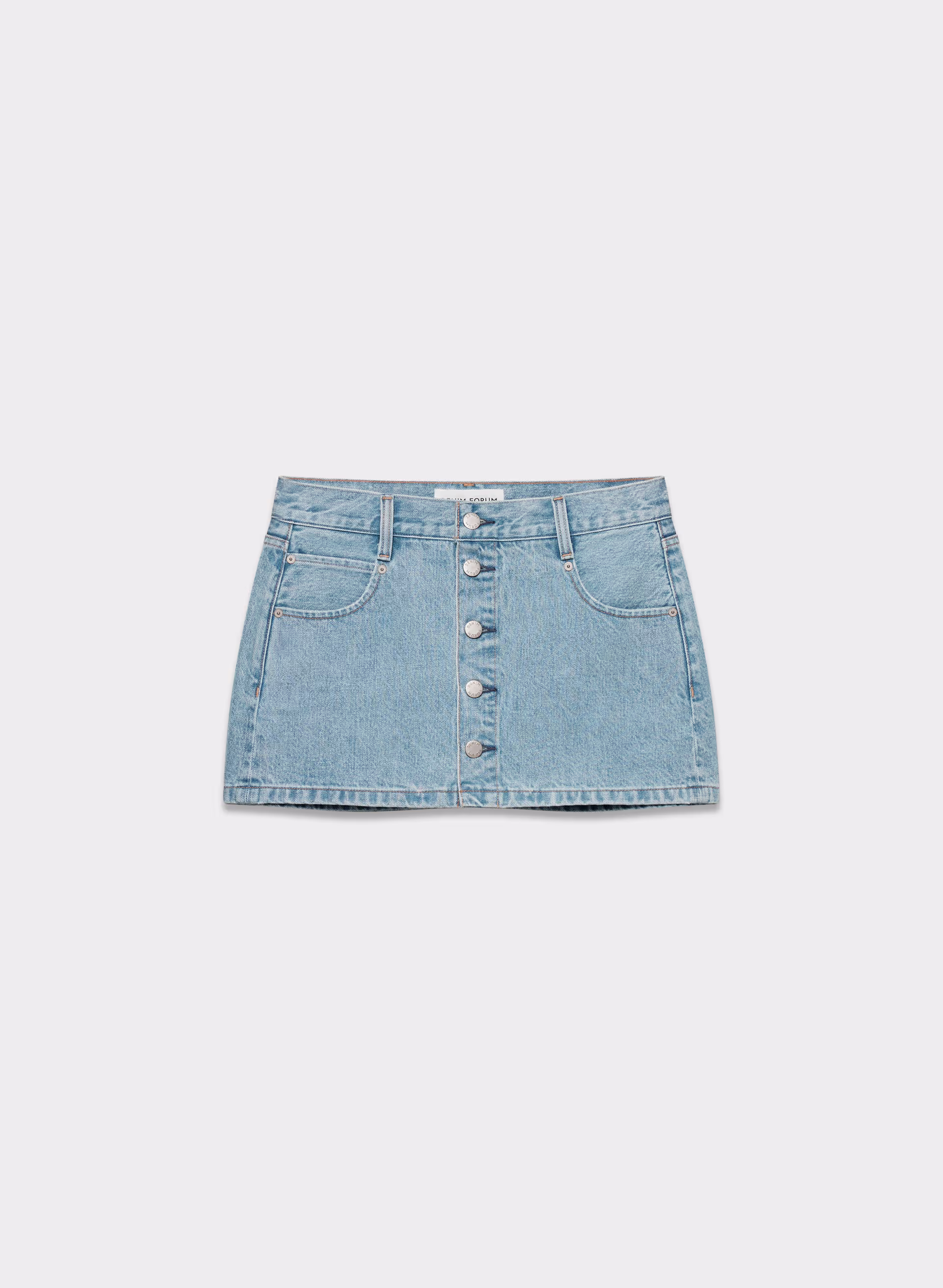 THE GISELE MICRO DENIM SKIRT by DENIM FORUM