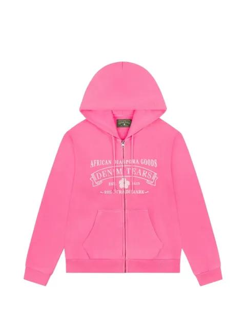 ADG zip-up hoodie by DENIM TEARS