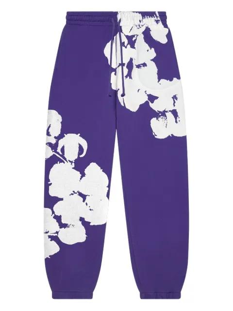 Big Cotton Wreath track pants by DENIM TEARS