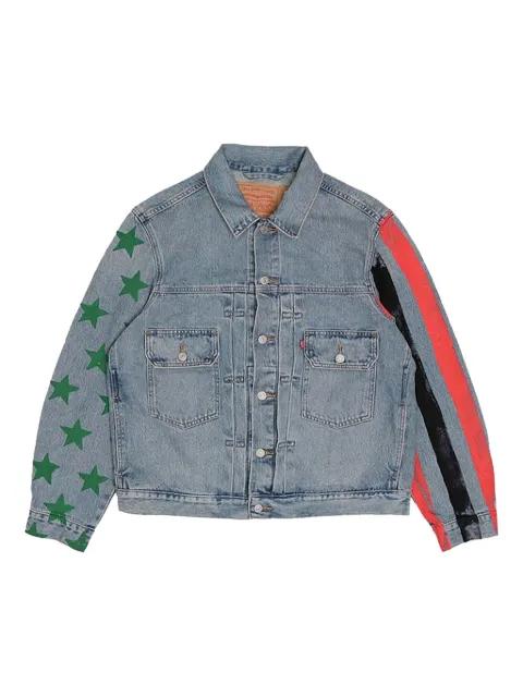 Cactus Tears Denim Plant denim jacket by DENIM TEARS