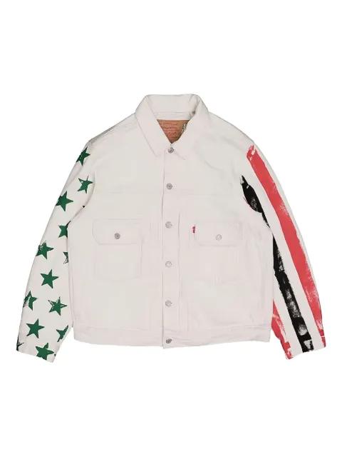 Cactus Tears Denim Plant jacket by DENIM TEARS