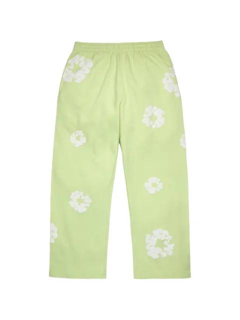 Cotton Wreath track pants by DENIM TEARS