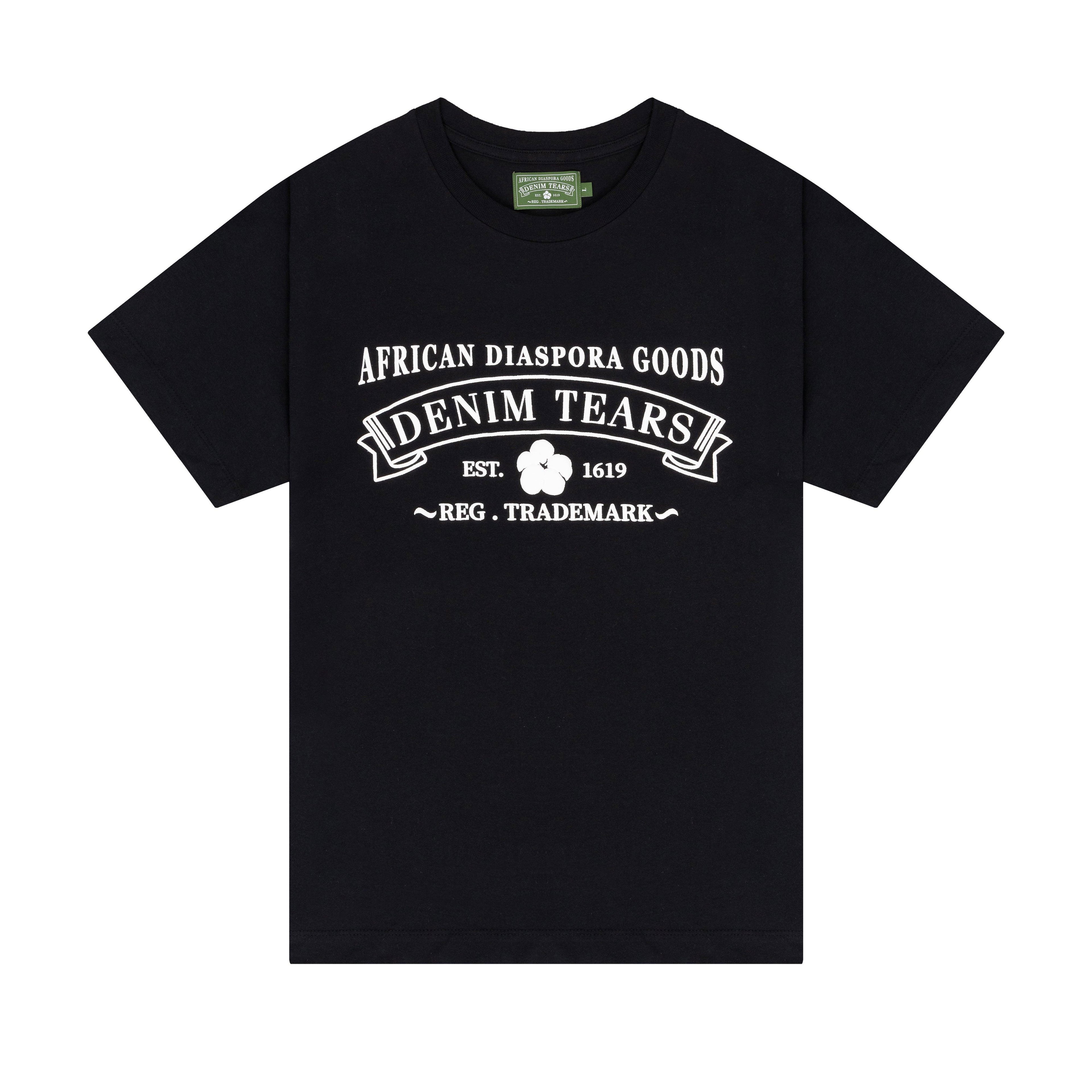 Denim Tears - ADG T-Shirt - (Black) by DENIM TEARS