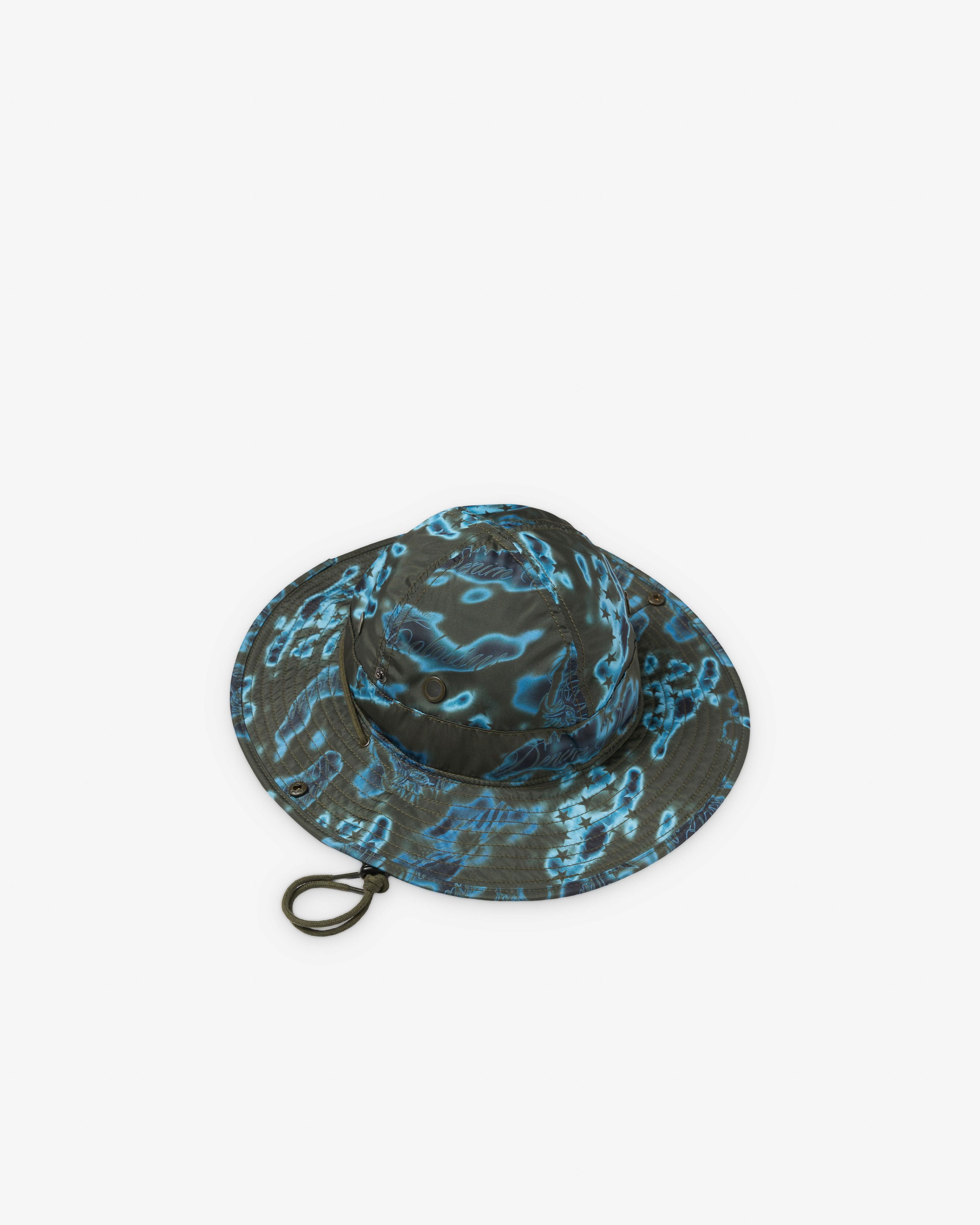 Denim Tears - Cloud Camo Bucket Hat - (Green) by DENIM TEARS