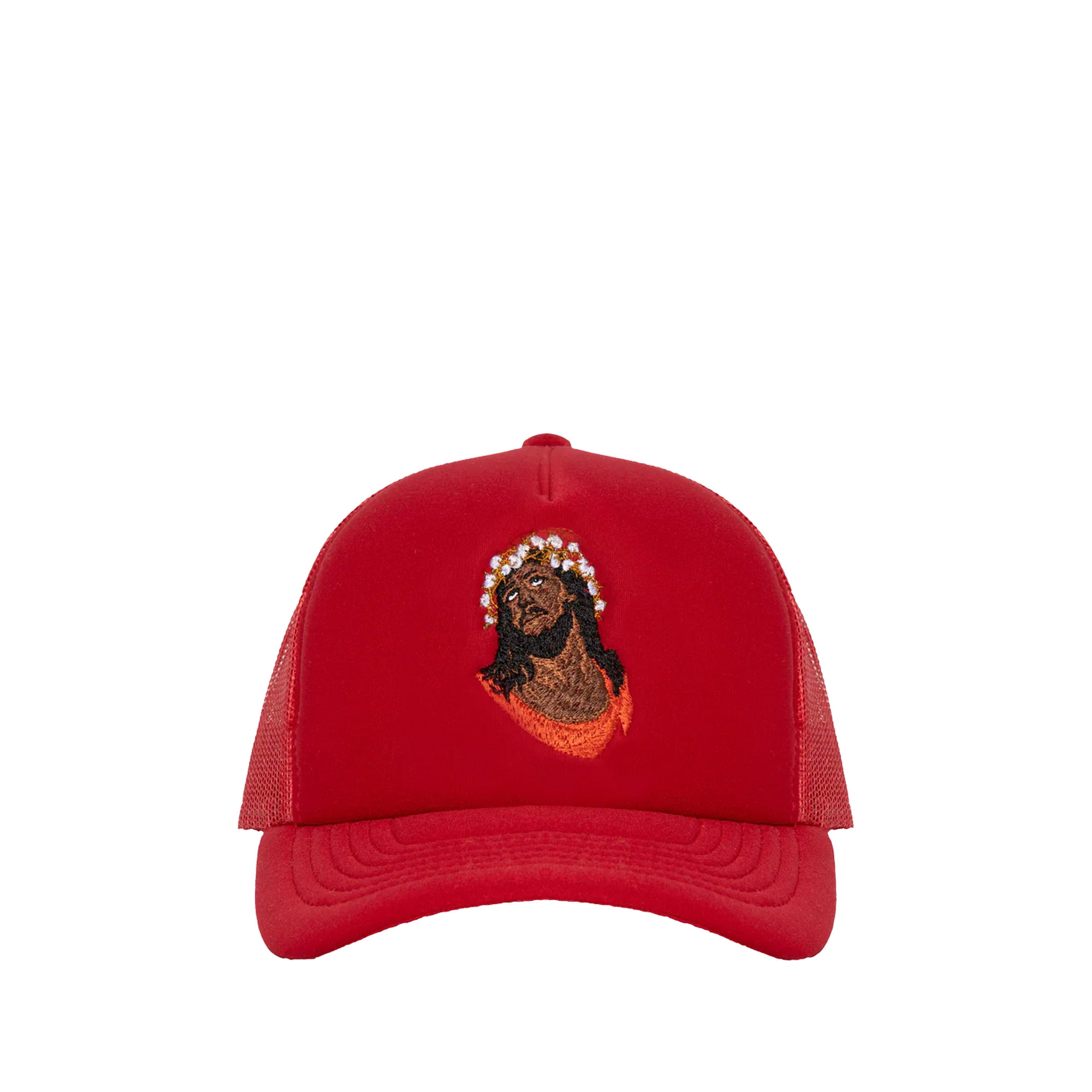 Denim Tears  - Crown Made of Cotton Hat - (Red) by DENIM TEARS