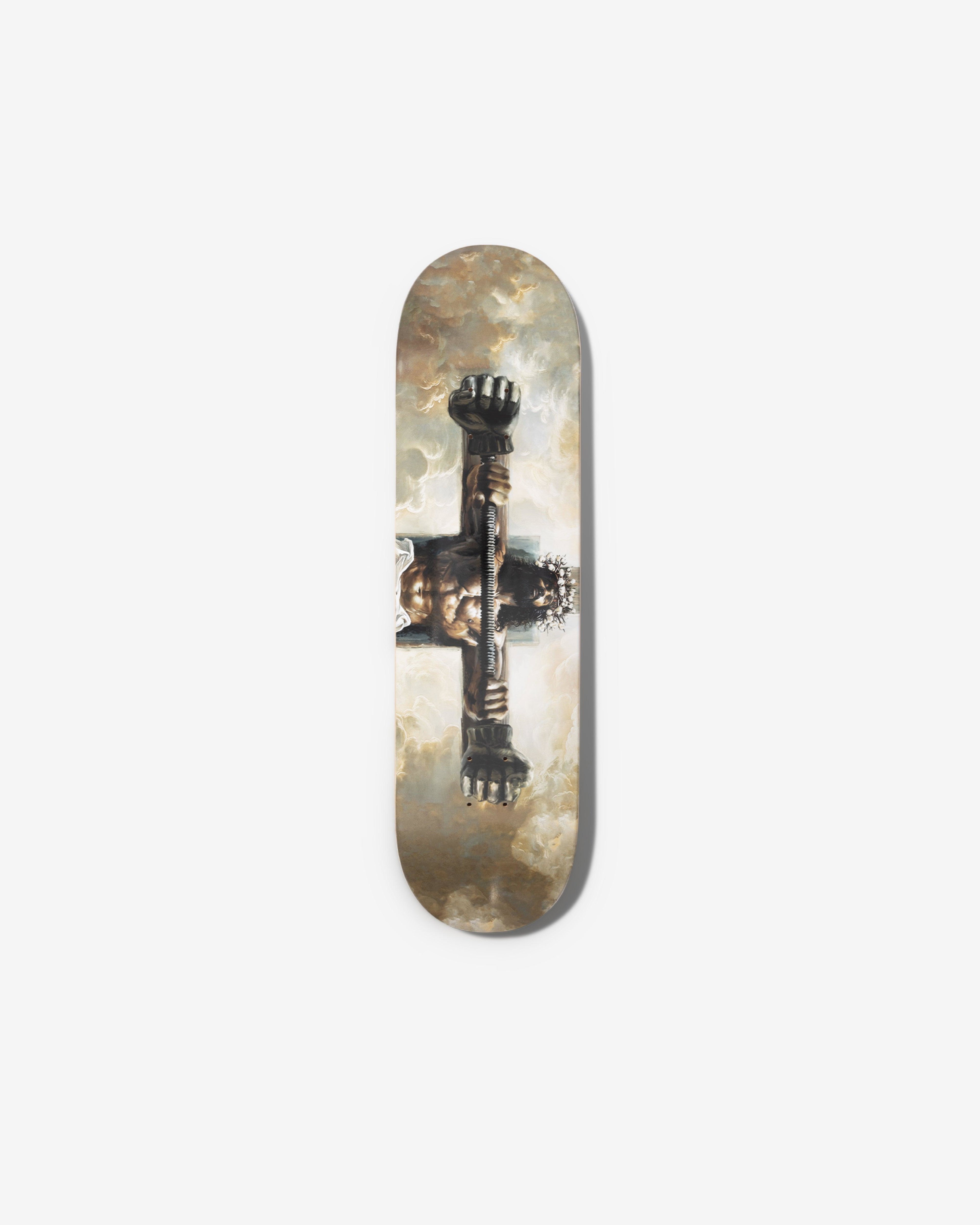 Denim Tears - Hardies Buff Jesus Skateboard - (Multi) by DENIM TEARS