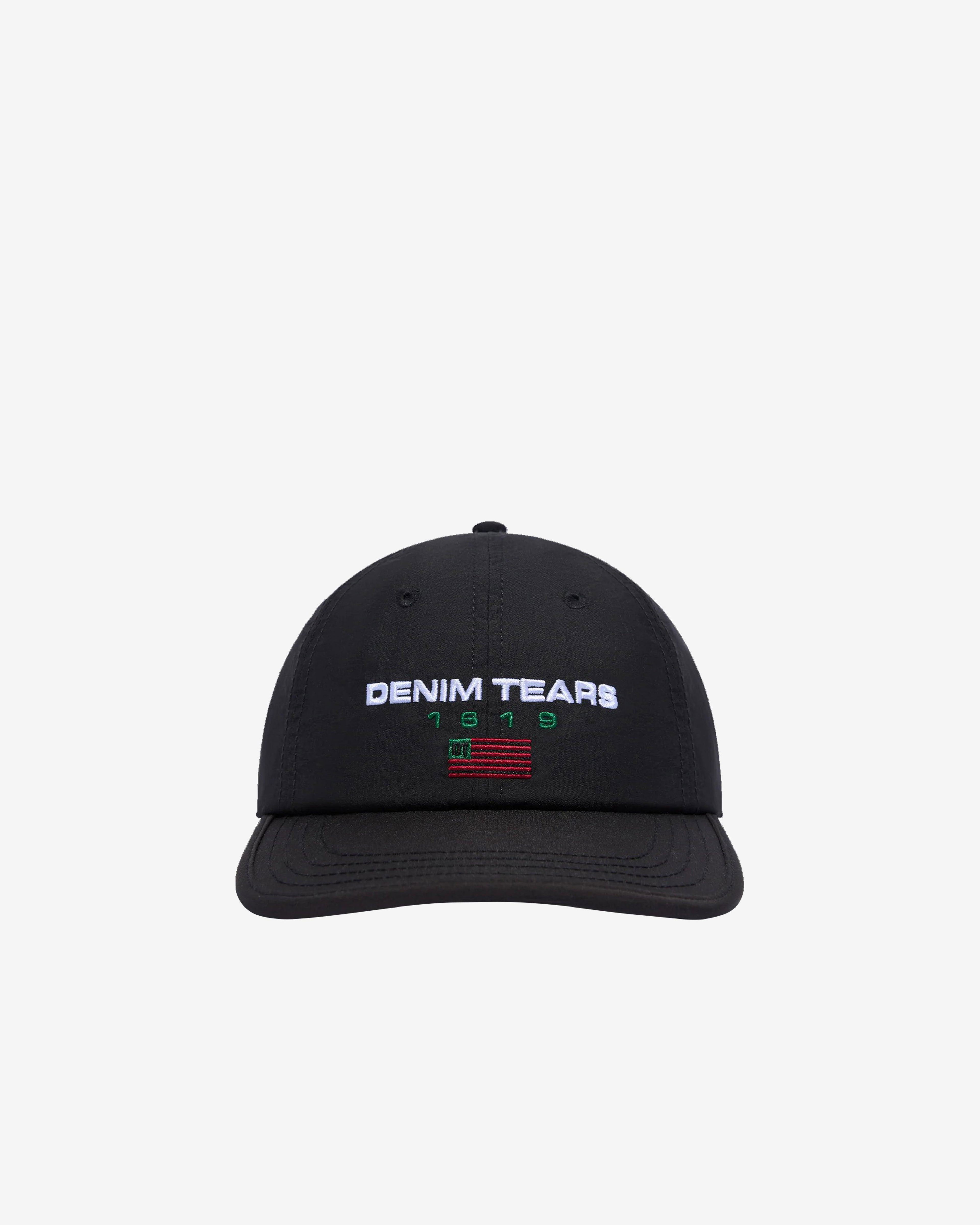 Denim Tears - Men's 1619 Sport Cap - (Black) by DENIM TEARS