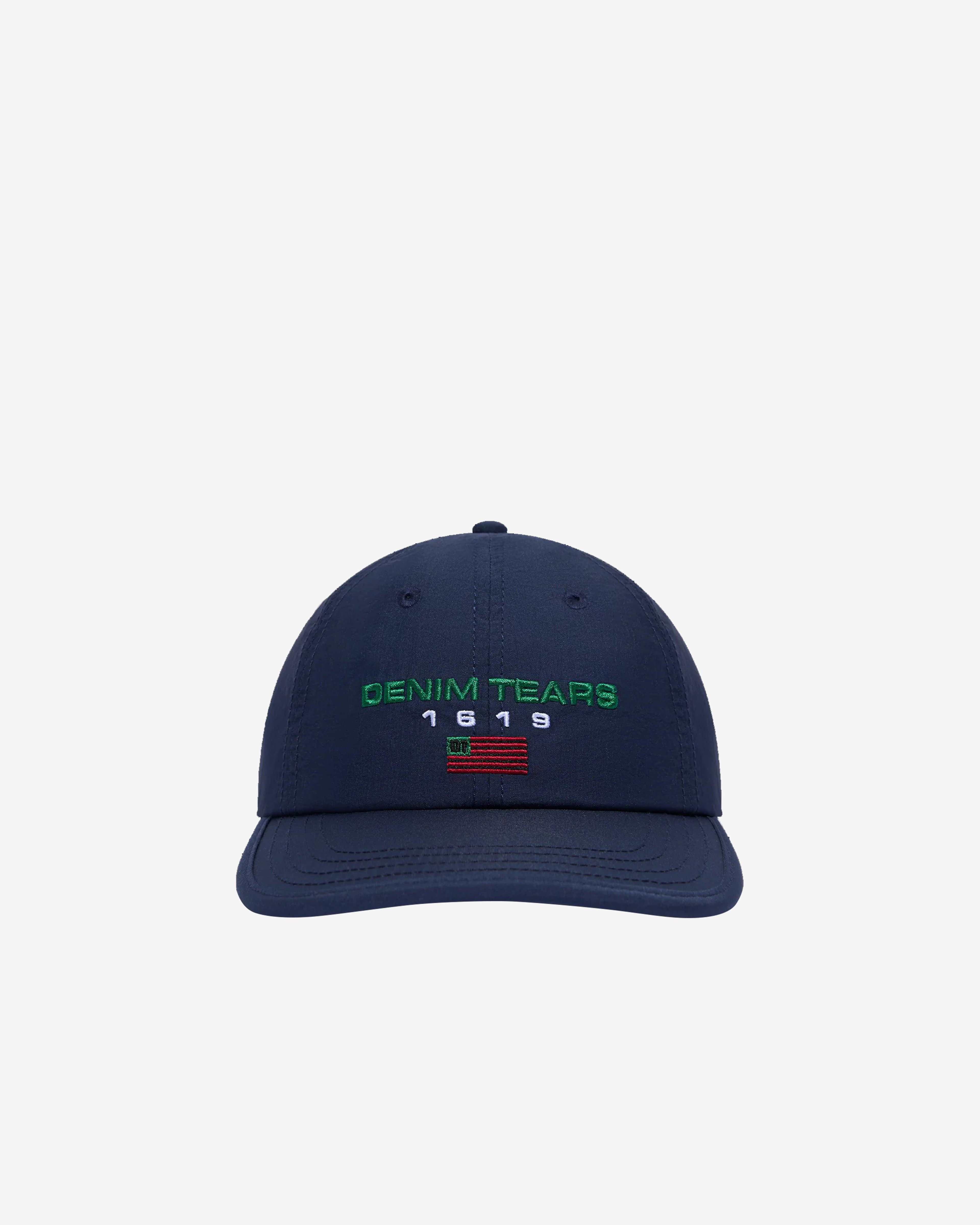 Denim Tears - Men's 1619 Sport Cap - (Navy) by DENIM TEARS