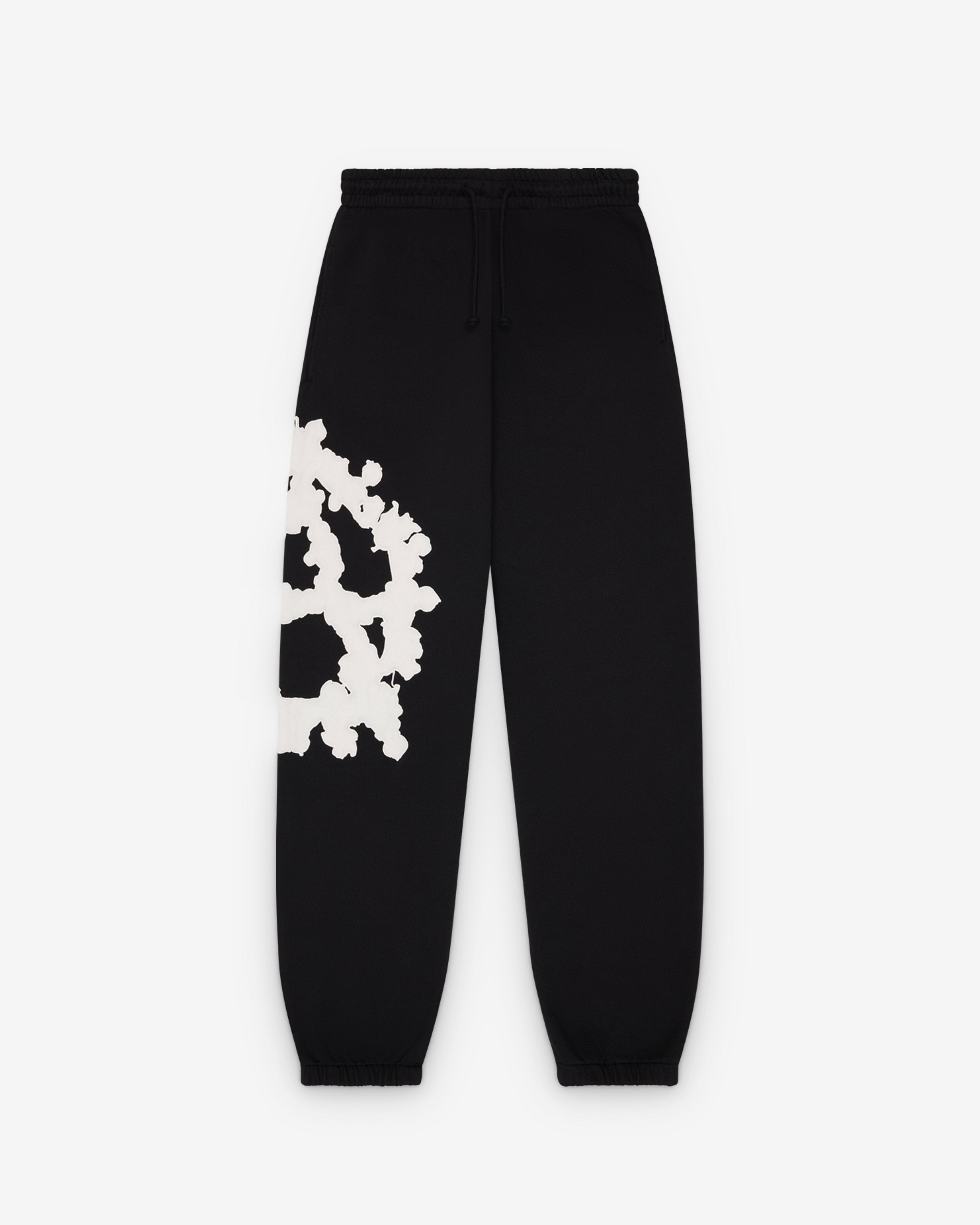 Denim Tears - Men's Anarchy Wreath Sweatpants - (Black) by DENIM TEARS
