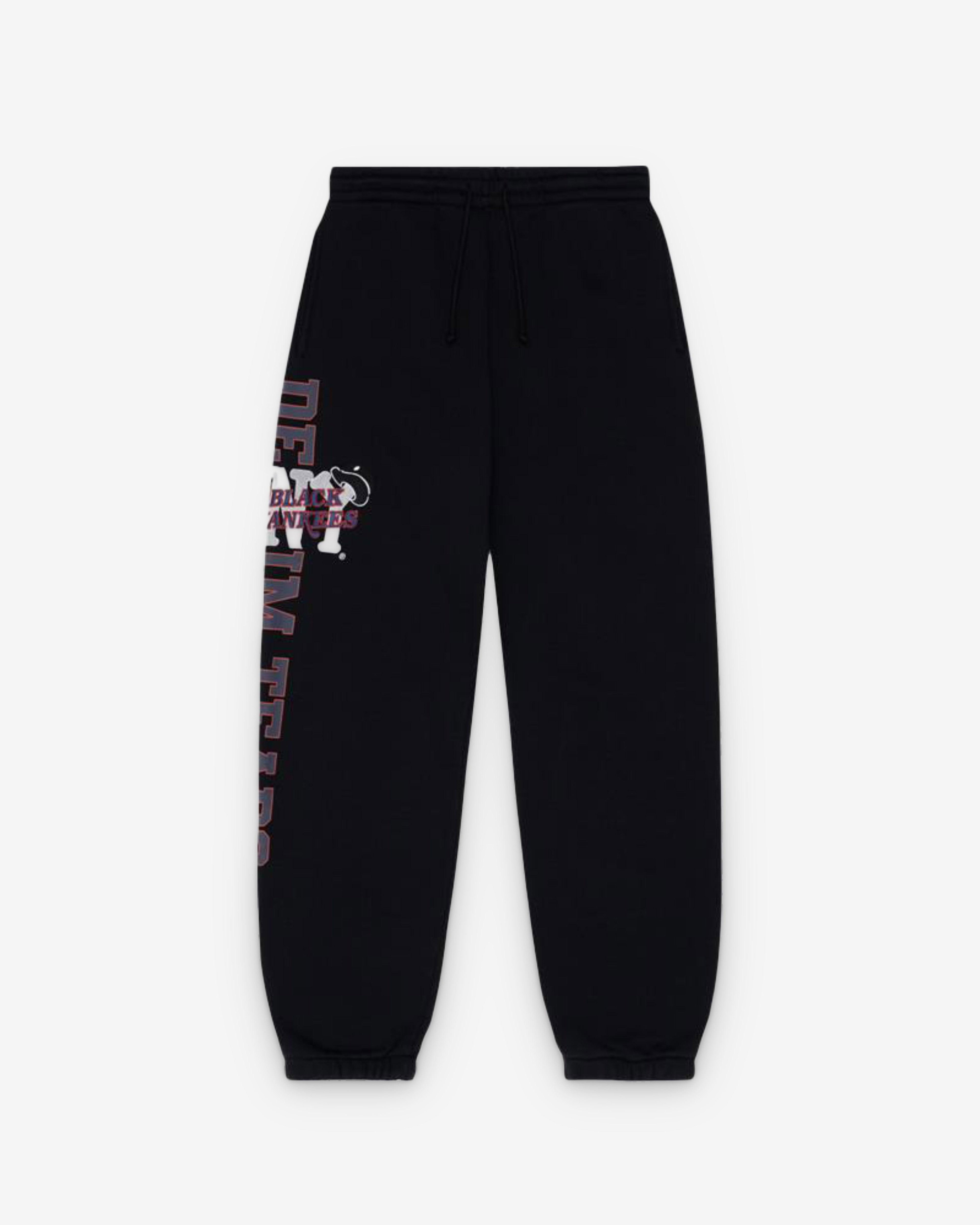 Denim Tears - Men's Black Yankees Sweatpants - (Black) by DENIM TEARS Denim Tears - Men's Black Yankees Sweatpants - (Black) by DENIM TEARS