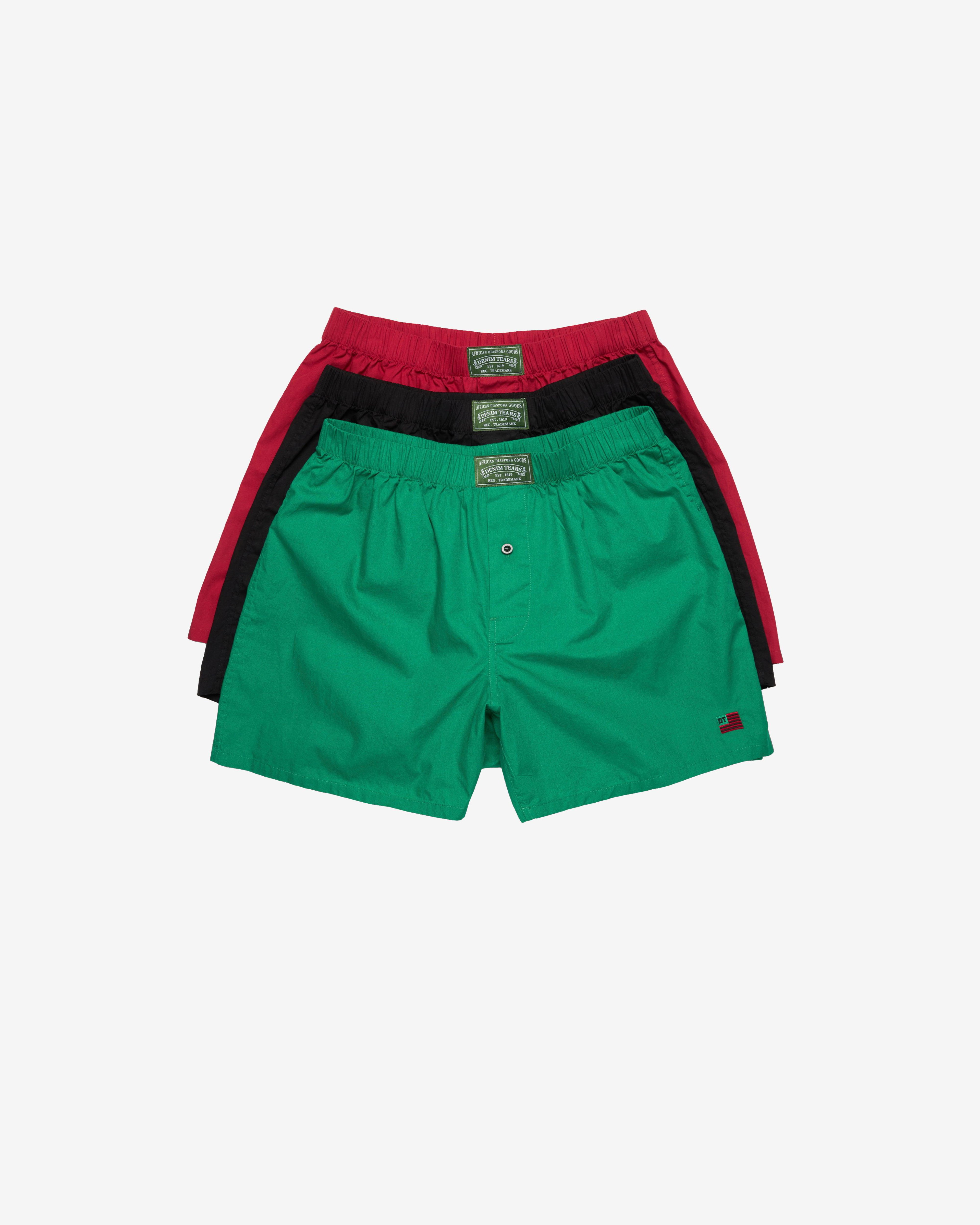 Denim Tears - Men's Boxer Short 3-Pack - (Multi) by DENIM TEARS