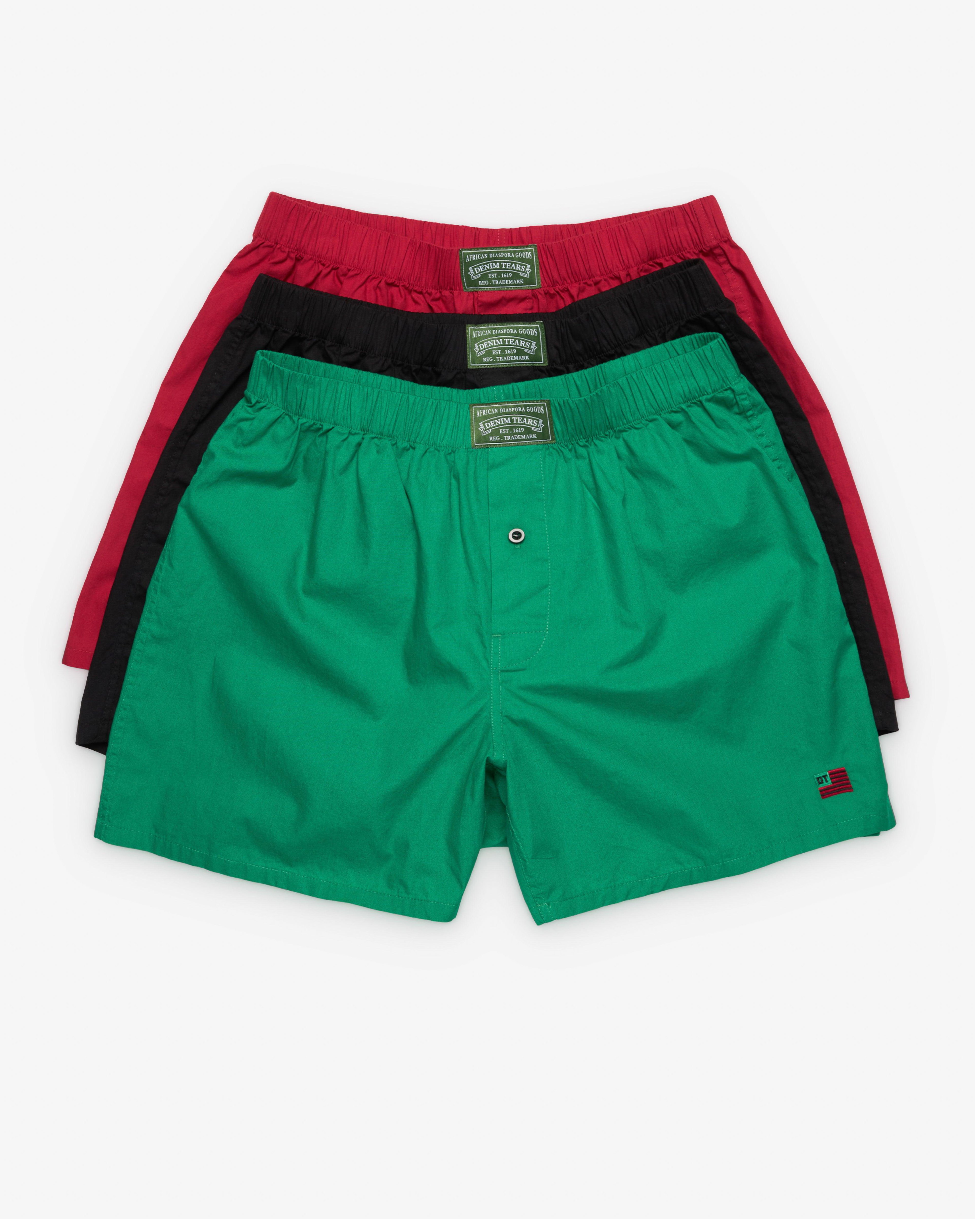 Denim Tears - Men's Boxer Short 3-Pack - (Multi) by DENIM TEARS