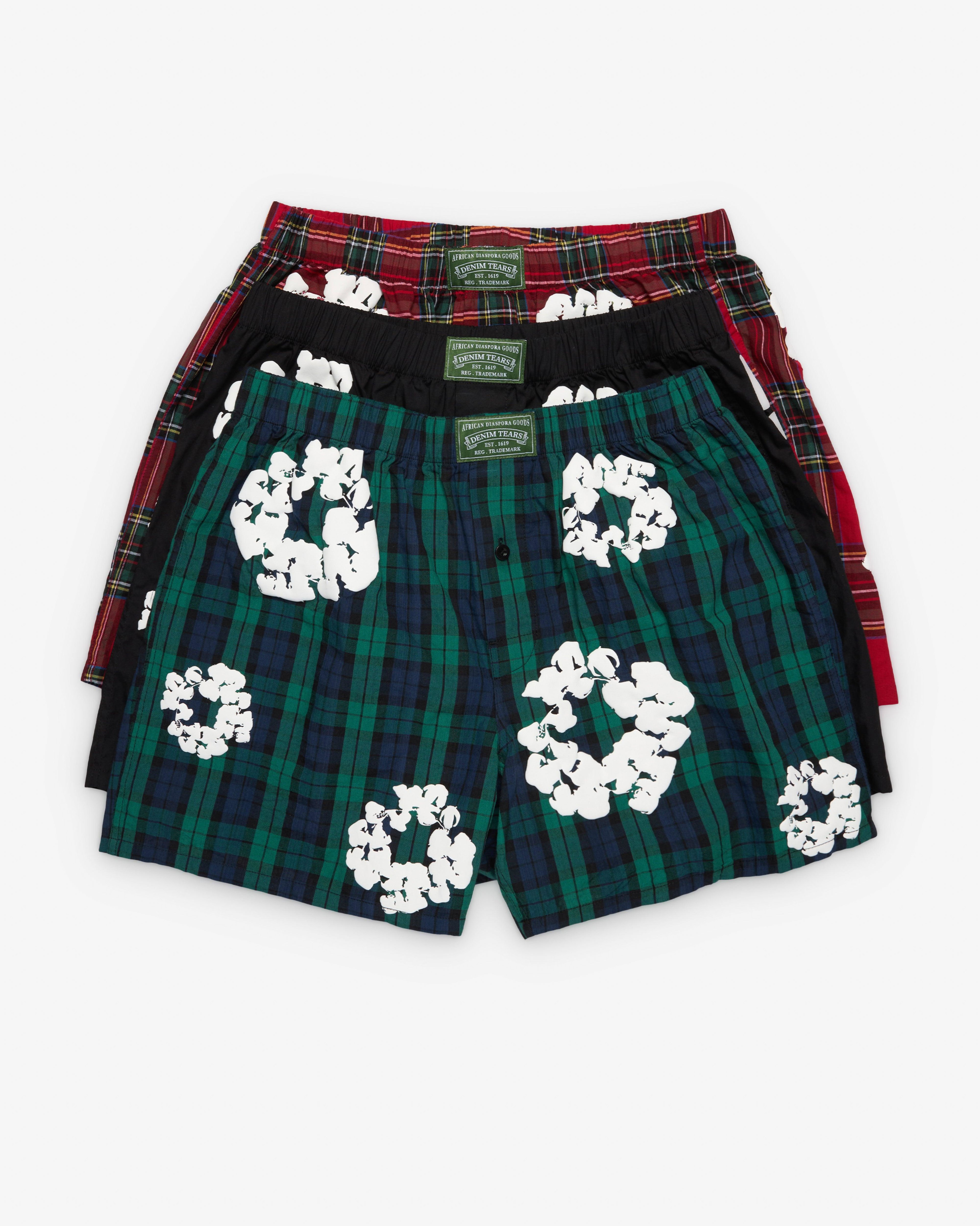 Denim Tears - Men's Cotton Wreath Boxers - (Multi) by DENIM TEARS