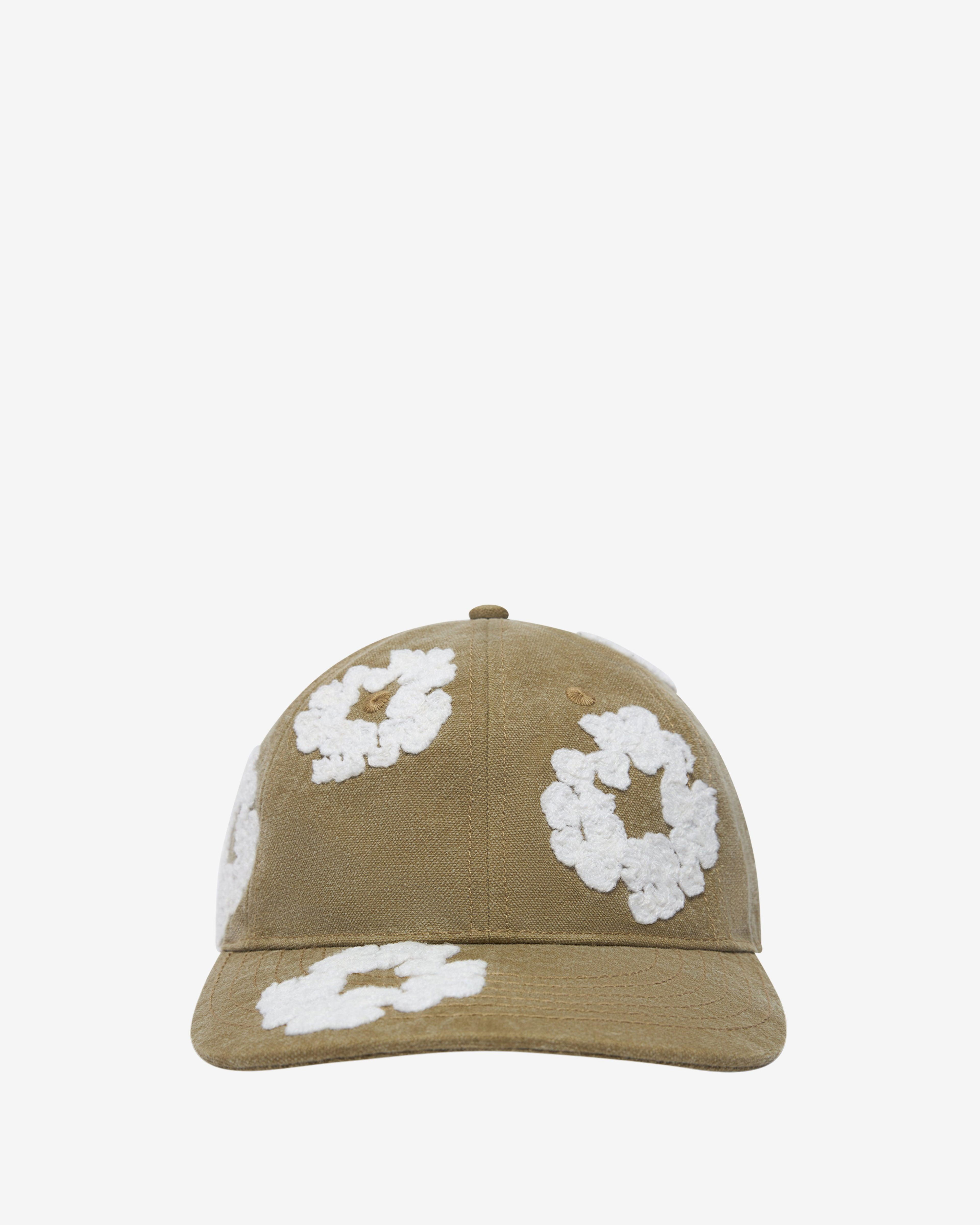 Denim Tears - Men's Cotton Wreath Garment Dyed Cap - (Beige) by DENIM TEARS