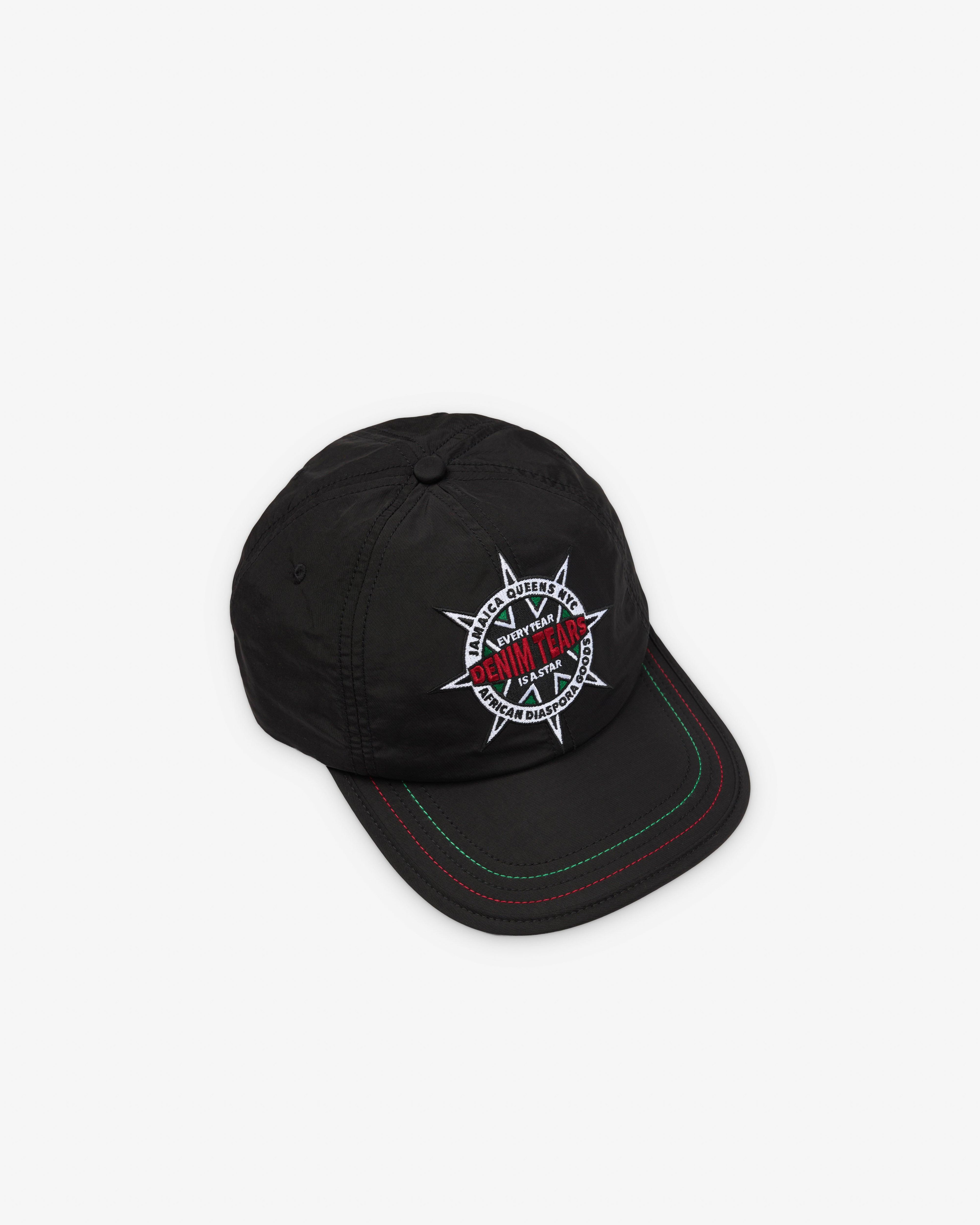Denim Tears - Men's DT Star Cap - (Black) by DENIM TEARS
