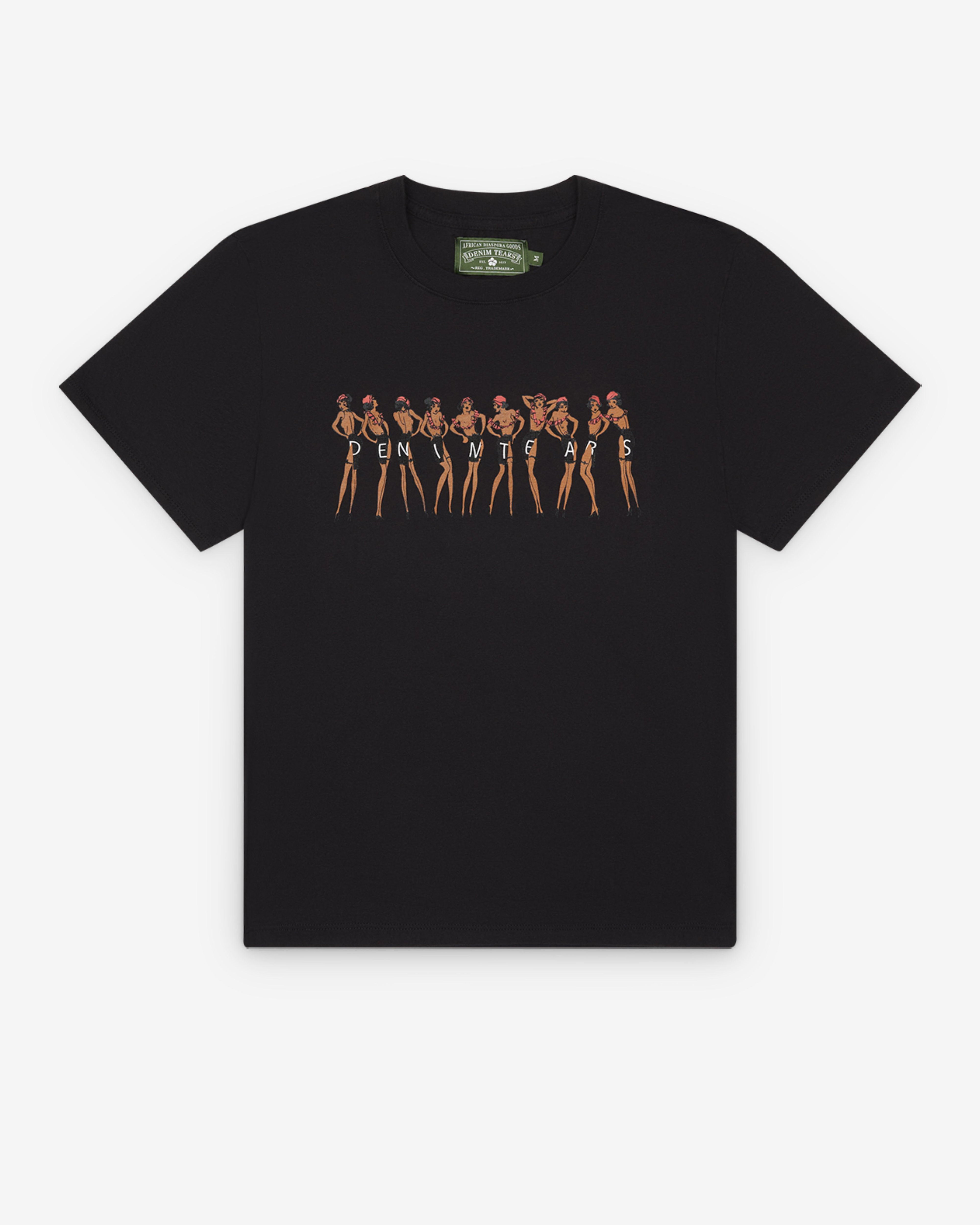 Denim Tears - Men's Dancer Tee - (Black) by DENIM TEARS