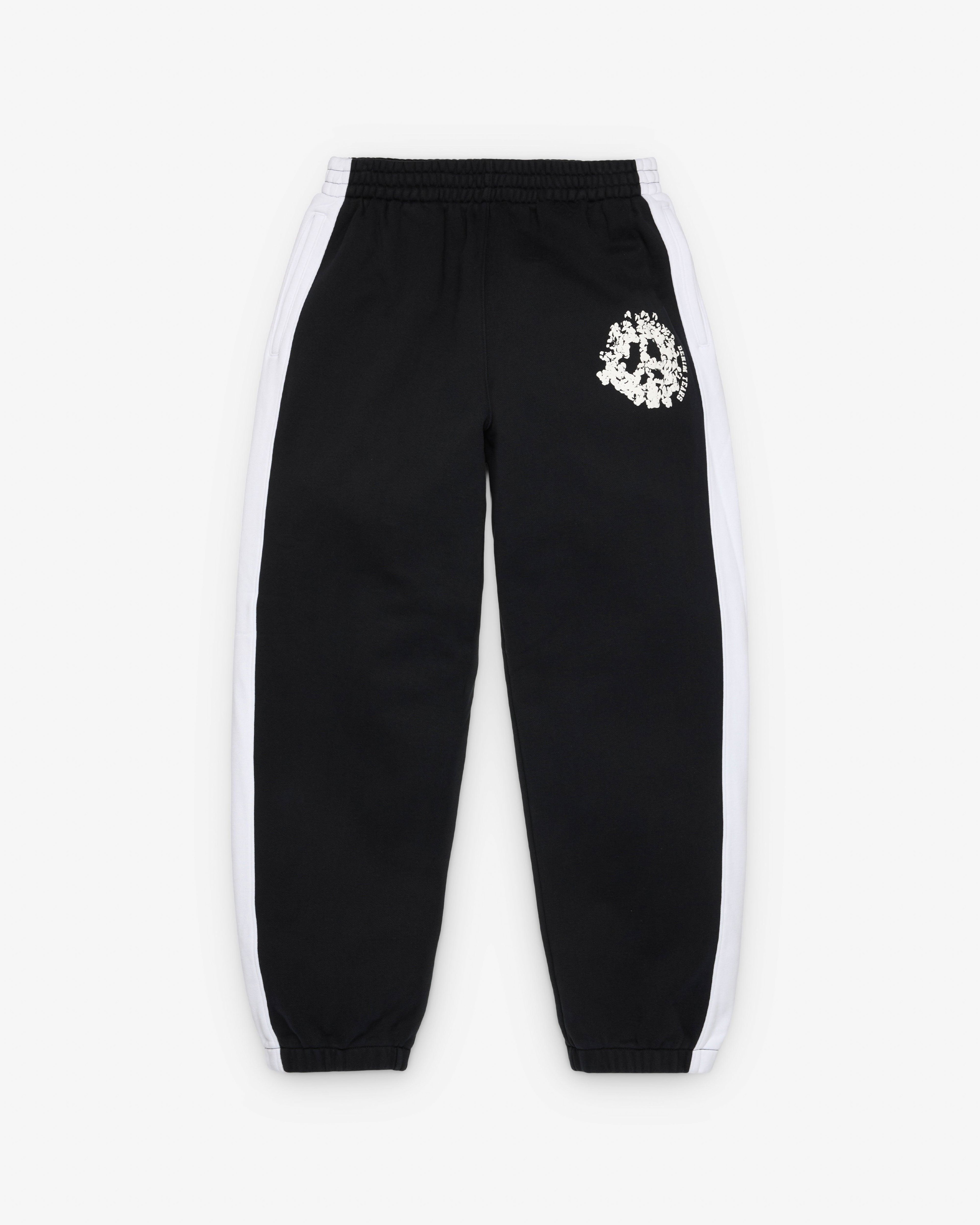 Denim Tears - Men's Denim U Paneled Sweatpant - (Black) by DENIM TEARS