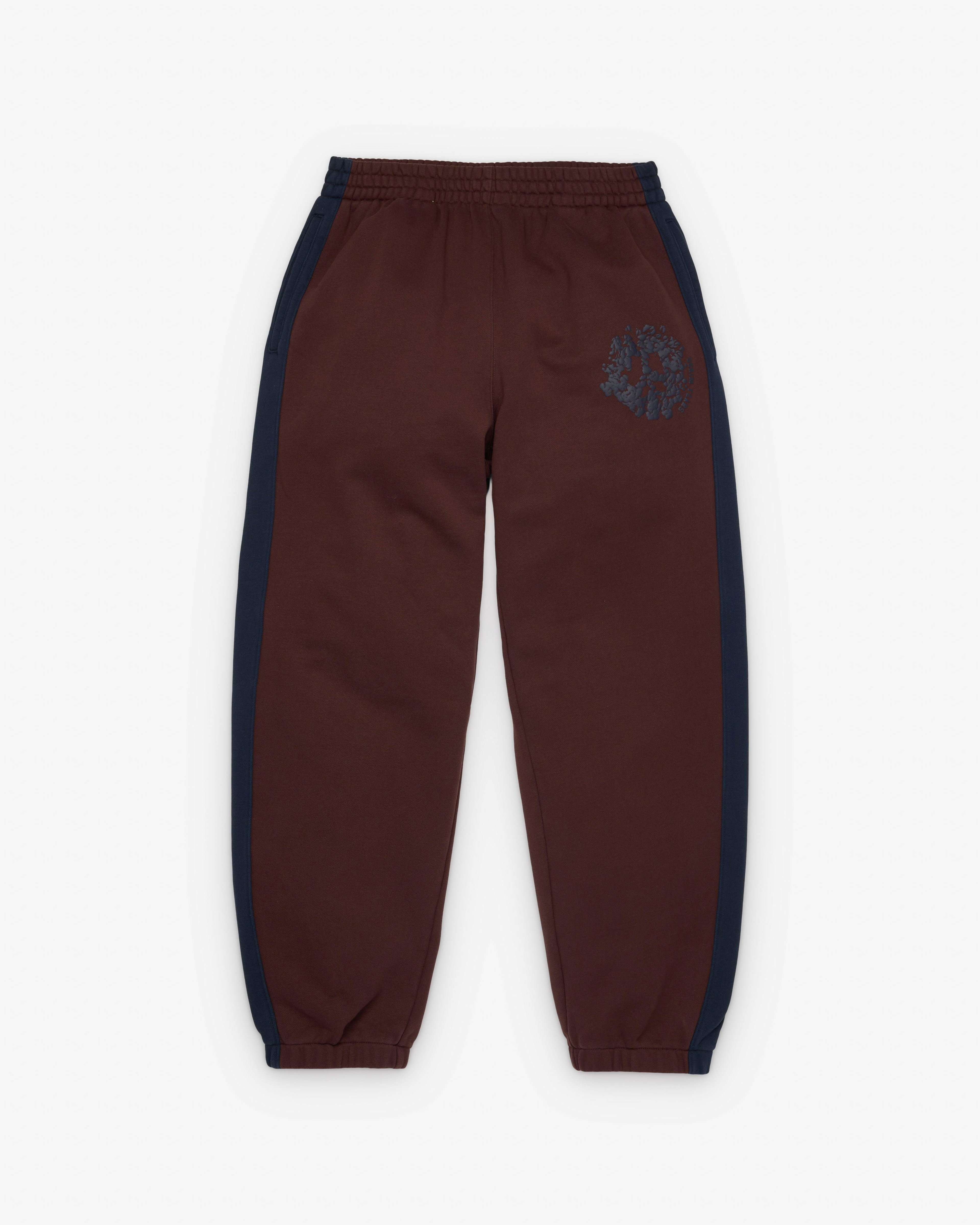 Denim Tears - Men's Denim U Paneled Sweatpant - (Brown) by DENIM TEARS