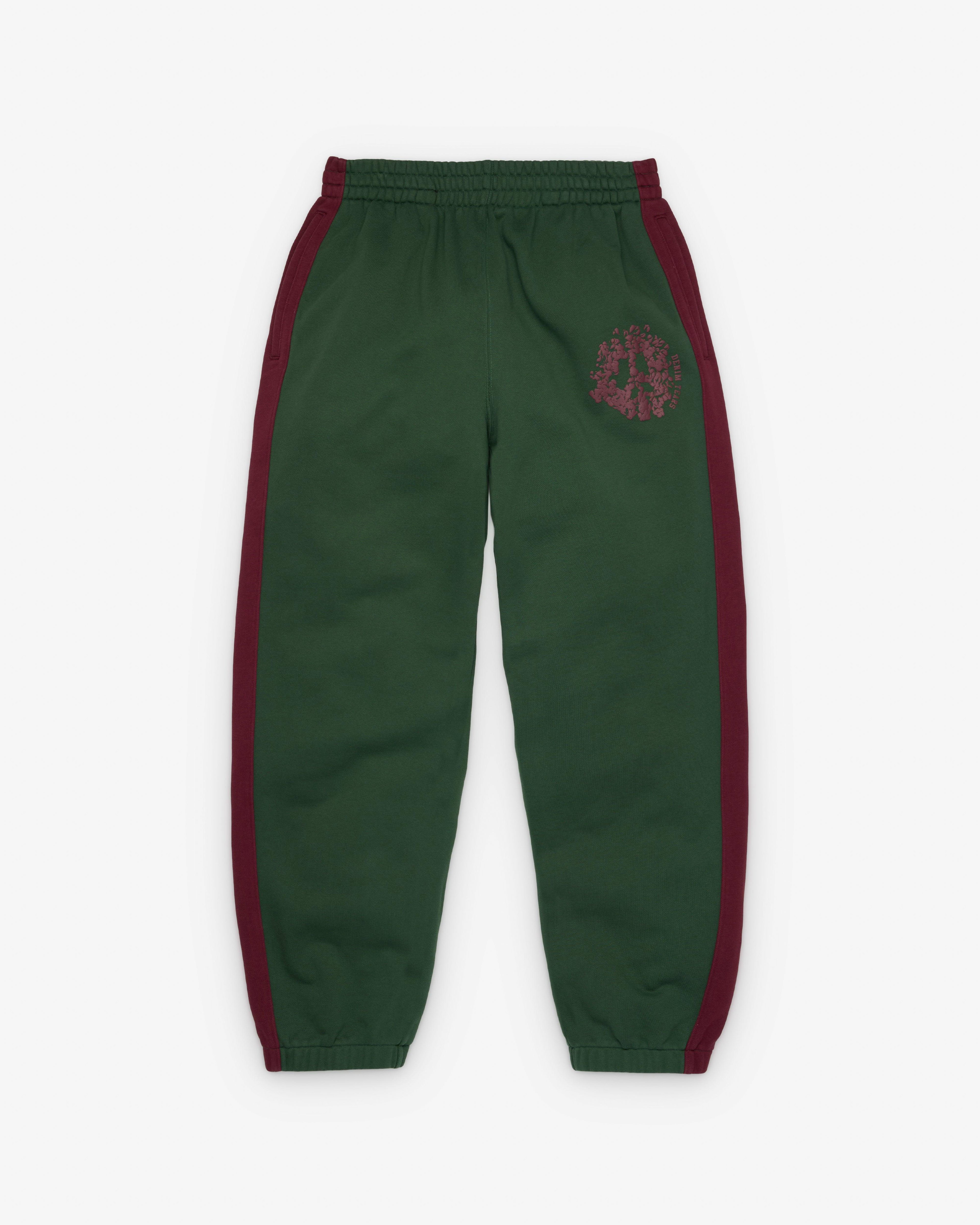 Denim Tears - Men's Denim U Paneled Sweatpant - (Green) by DENIM TEARS