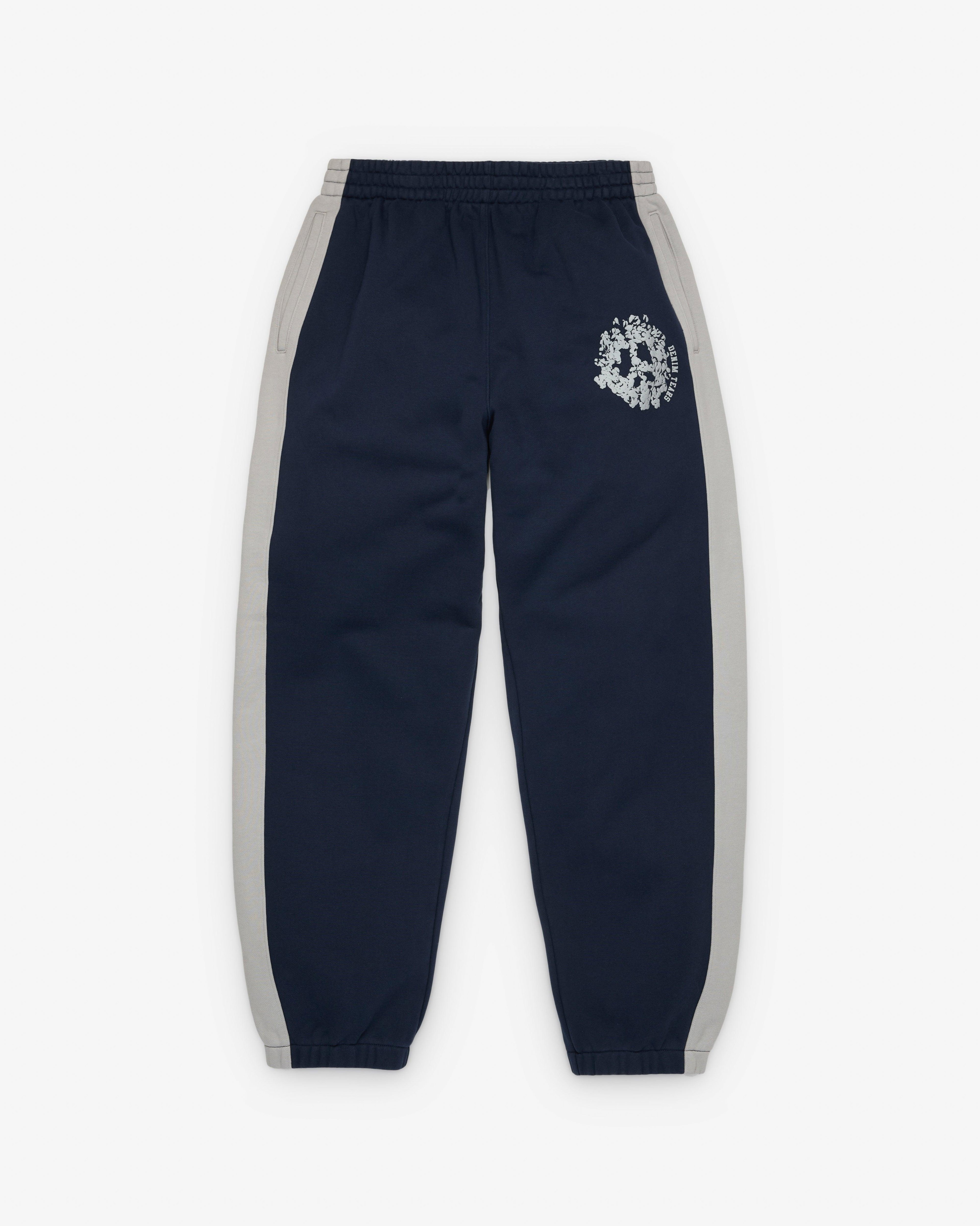 Denim Tears - Men's Denim U Paneled Sweatpant - (Navy) by DENIM TEARS