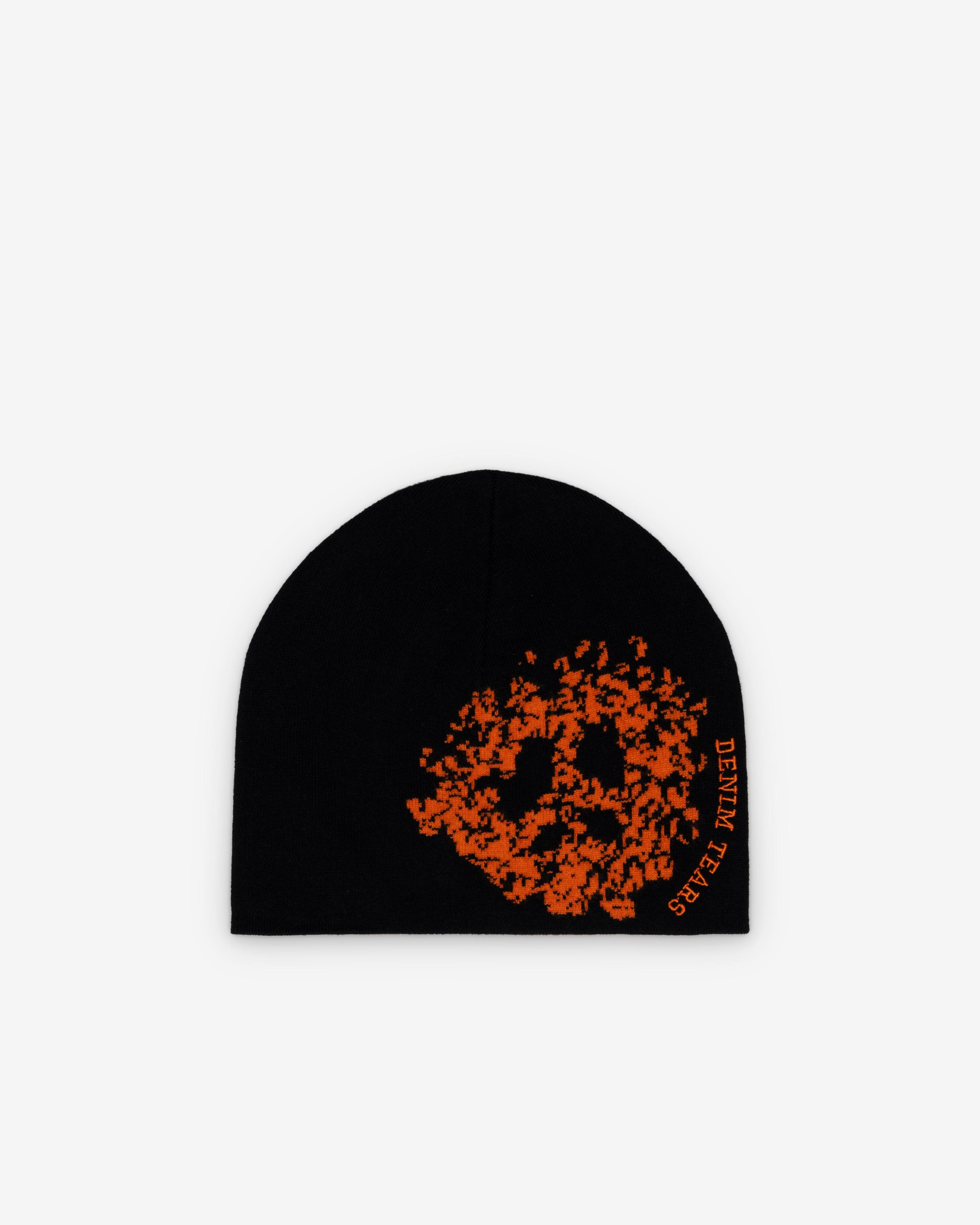 Denim Tears - Men's Denim University Beanie - (Black) by DENIM TEARS