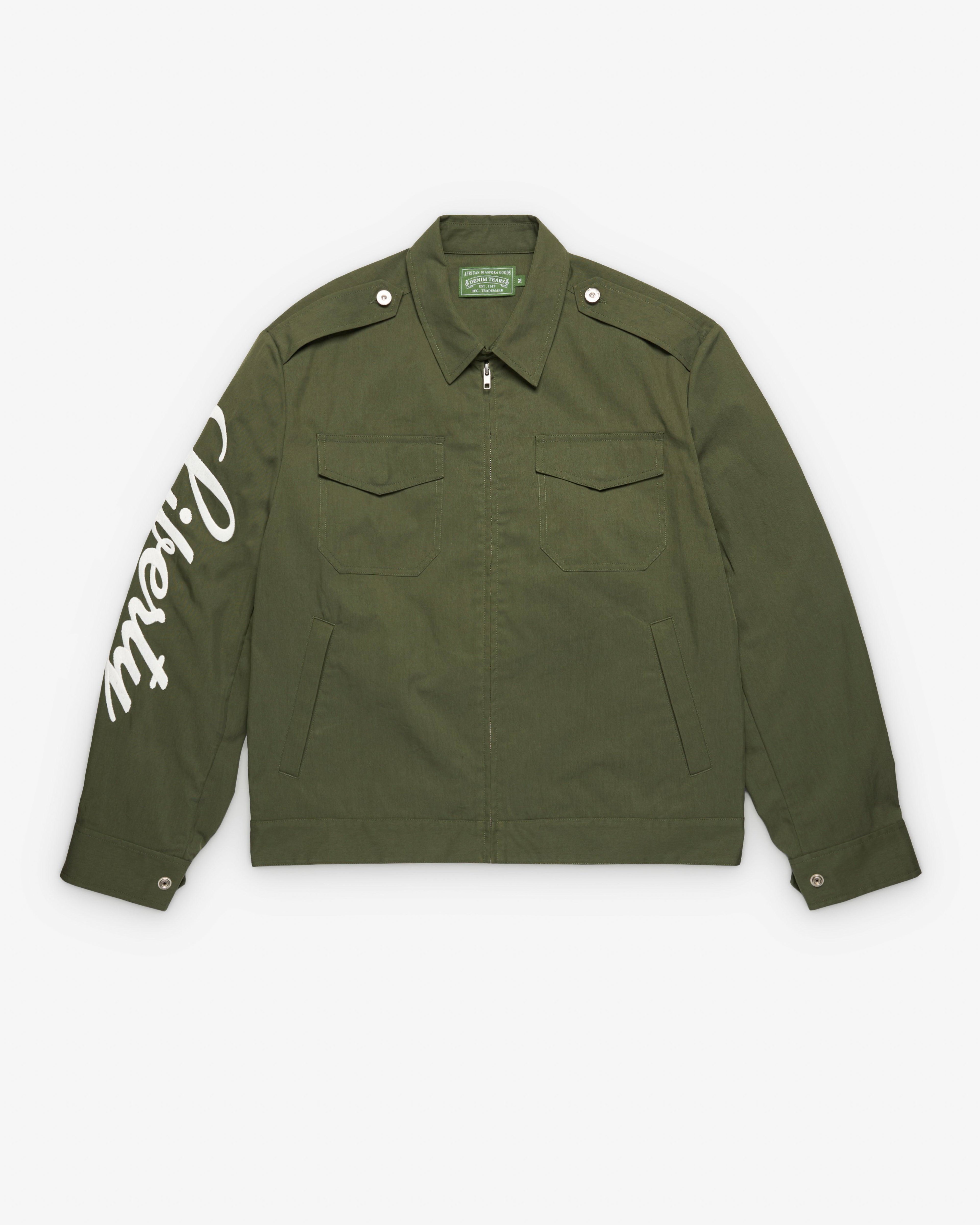 Denim Tears - Men's Liberty Ranger Jacket - (Dark Green) by DENIM TEARS