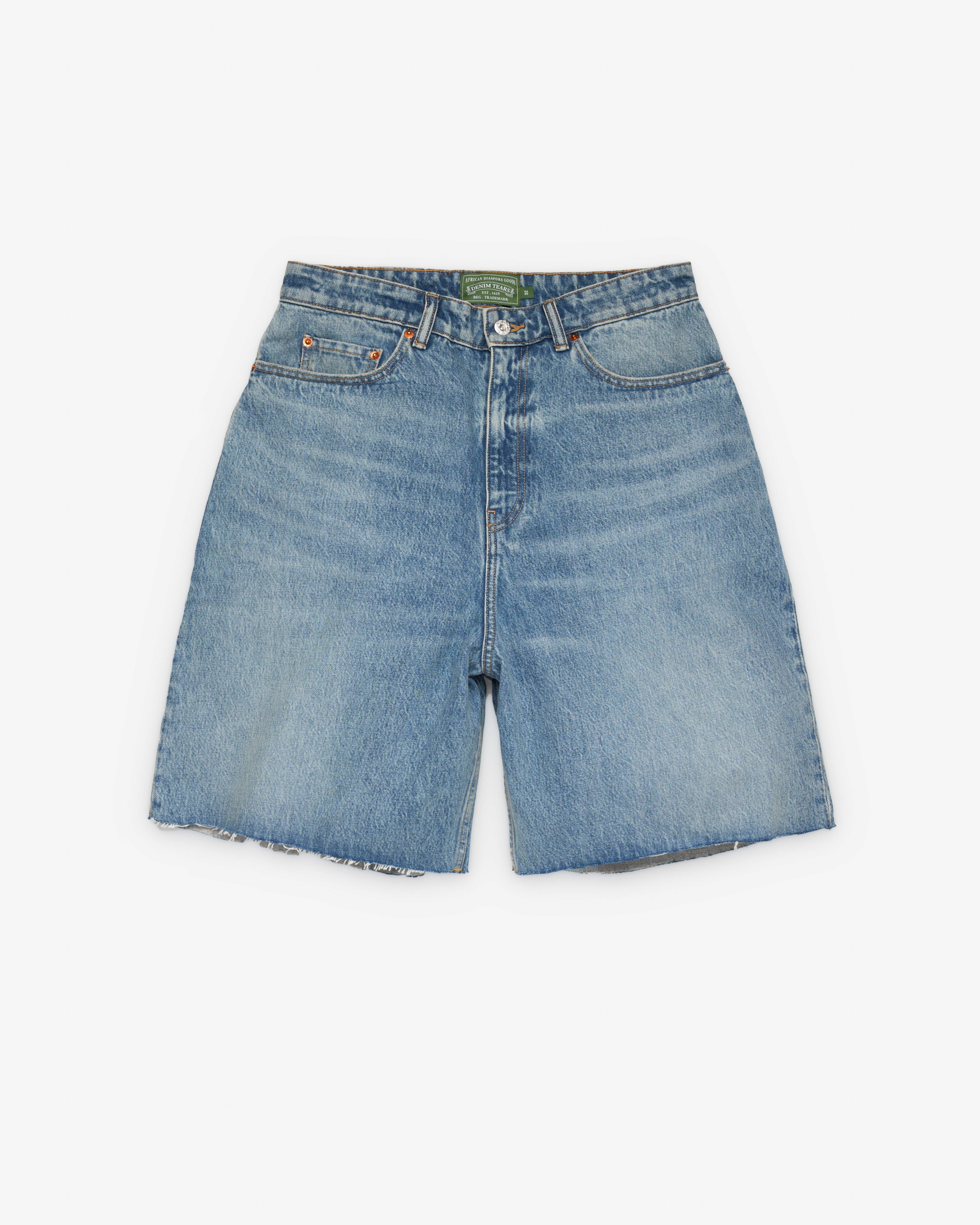 Denim Tears - Men's Light Wash Denim Short - (Light Wash) by DENIM TEARS