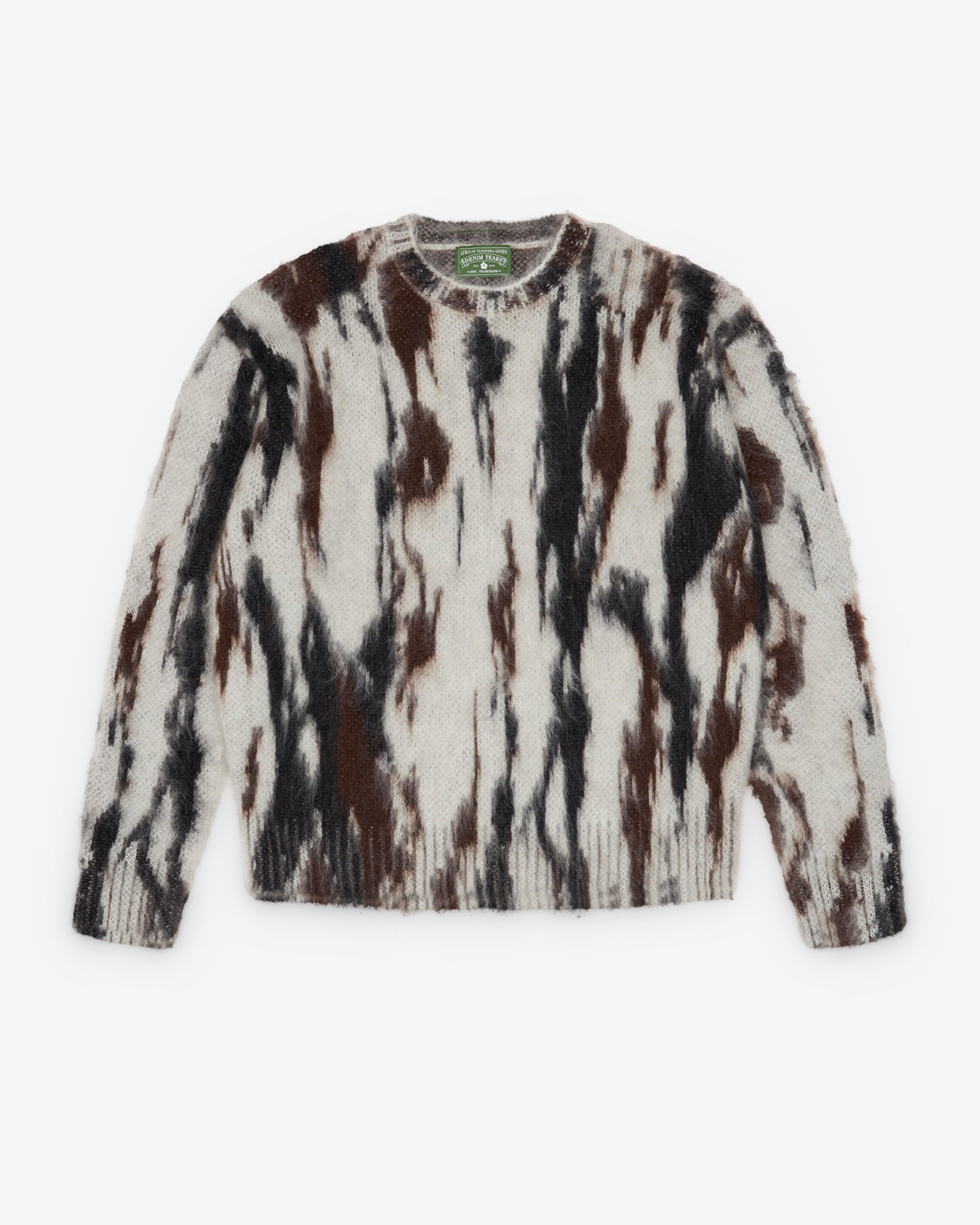 Denim Tears - Men's Mohair Camo Sweater - (Multi) by DENIM TEARS