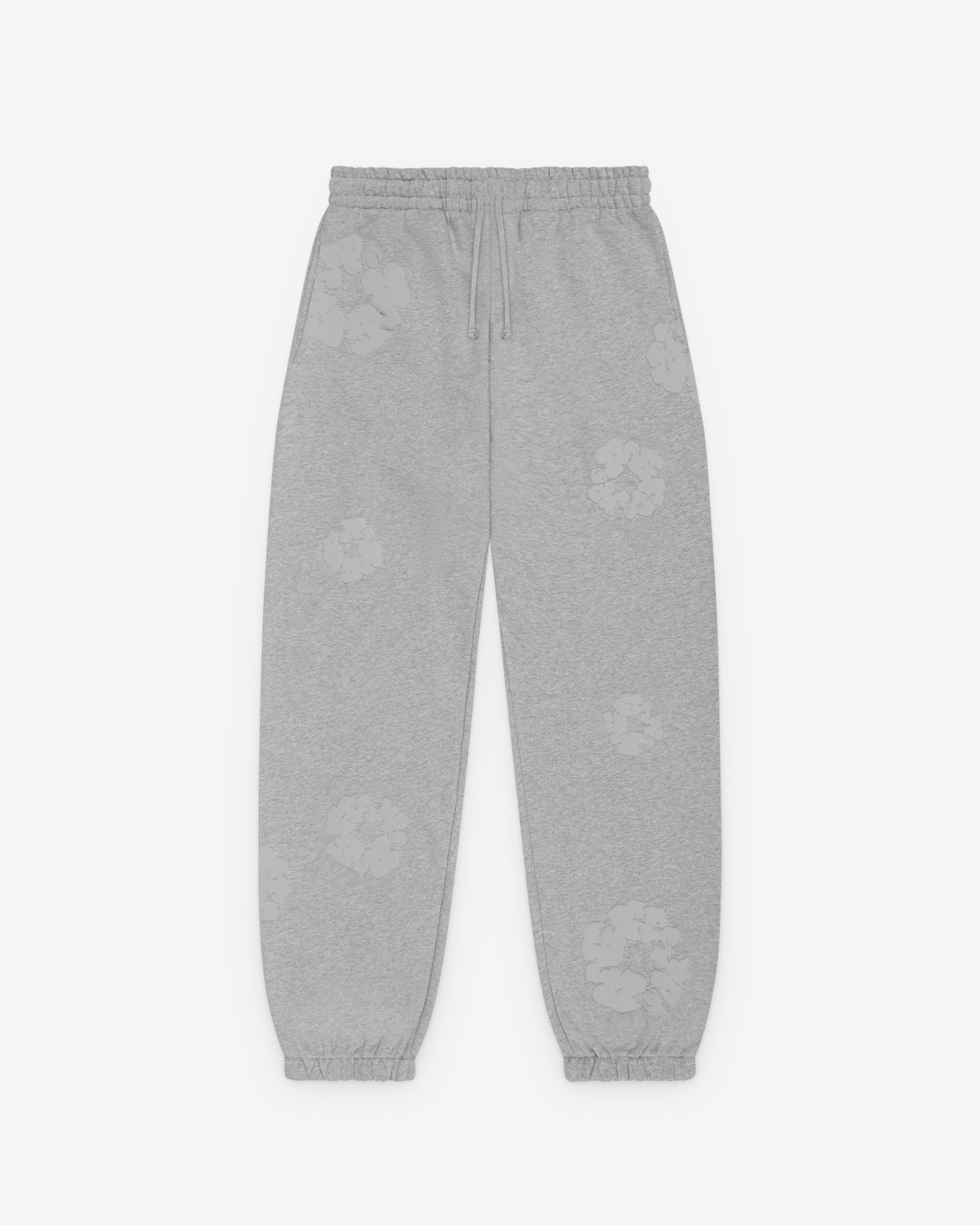 Denim Tears - Men's Mono Wreath Sweatpant - (Grey) by DENIM TEARS
