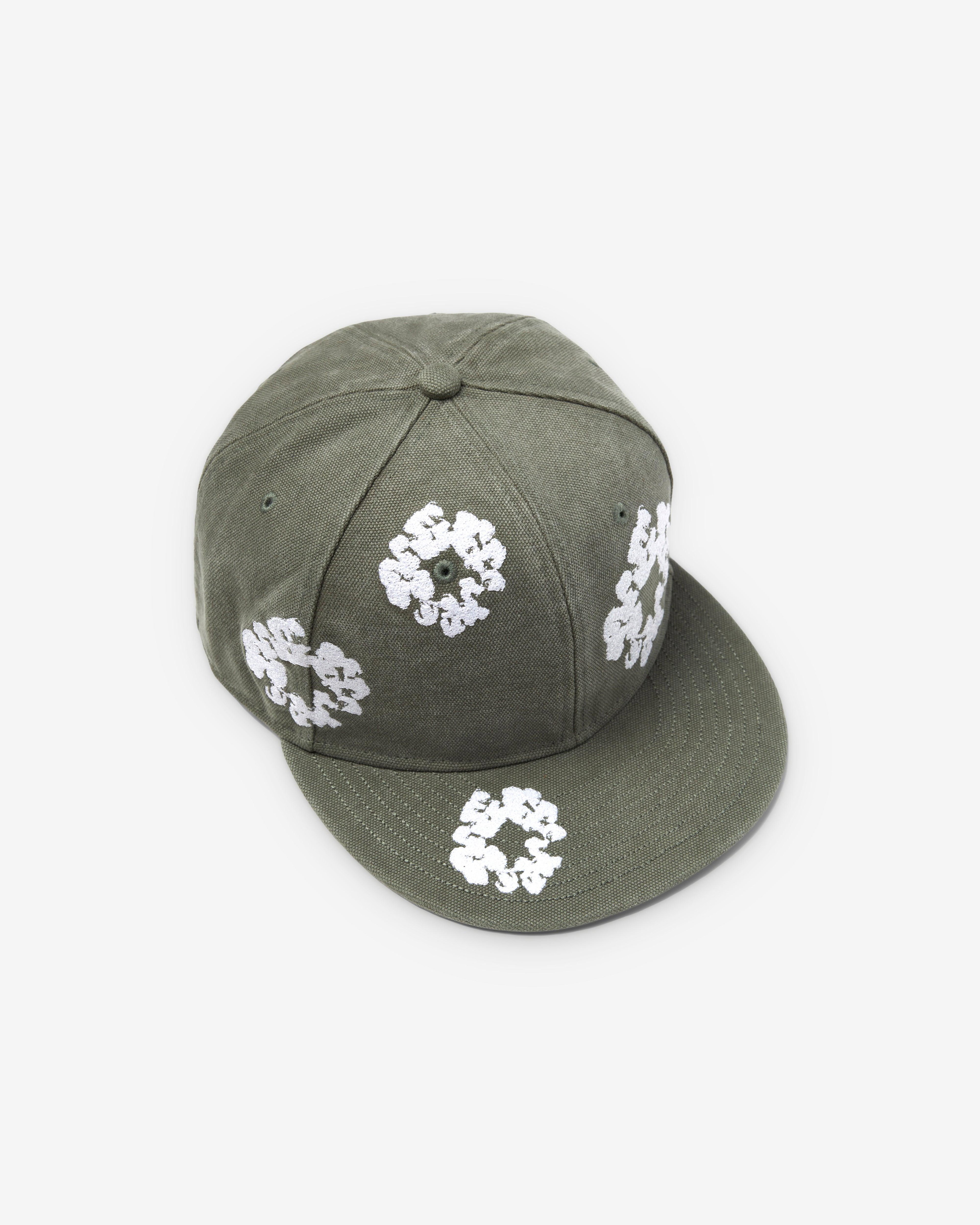 Denim Tears - Men's New Era Cotton Wreath 59/50 Fitted Cap - (Green) by DENIM TEARS