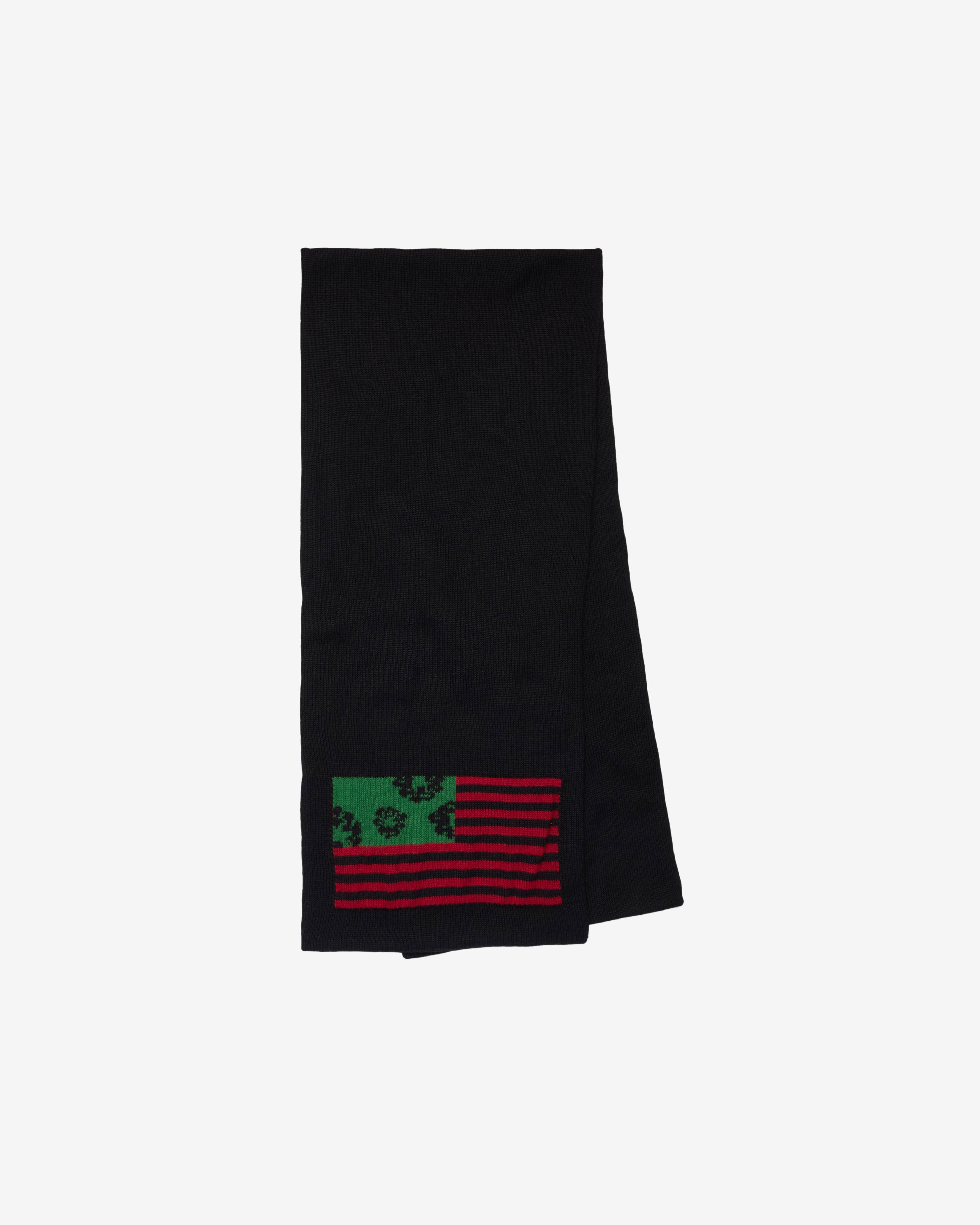 Denim Tears - Men's Pan African Flag Scarf - (Black) by DENIM TEARS