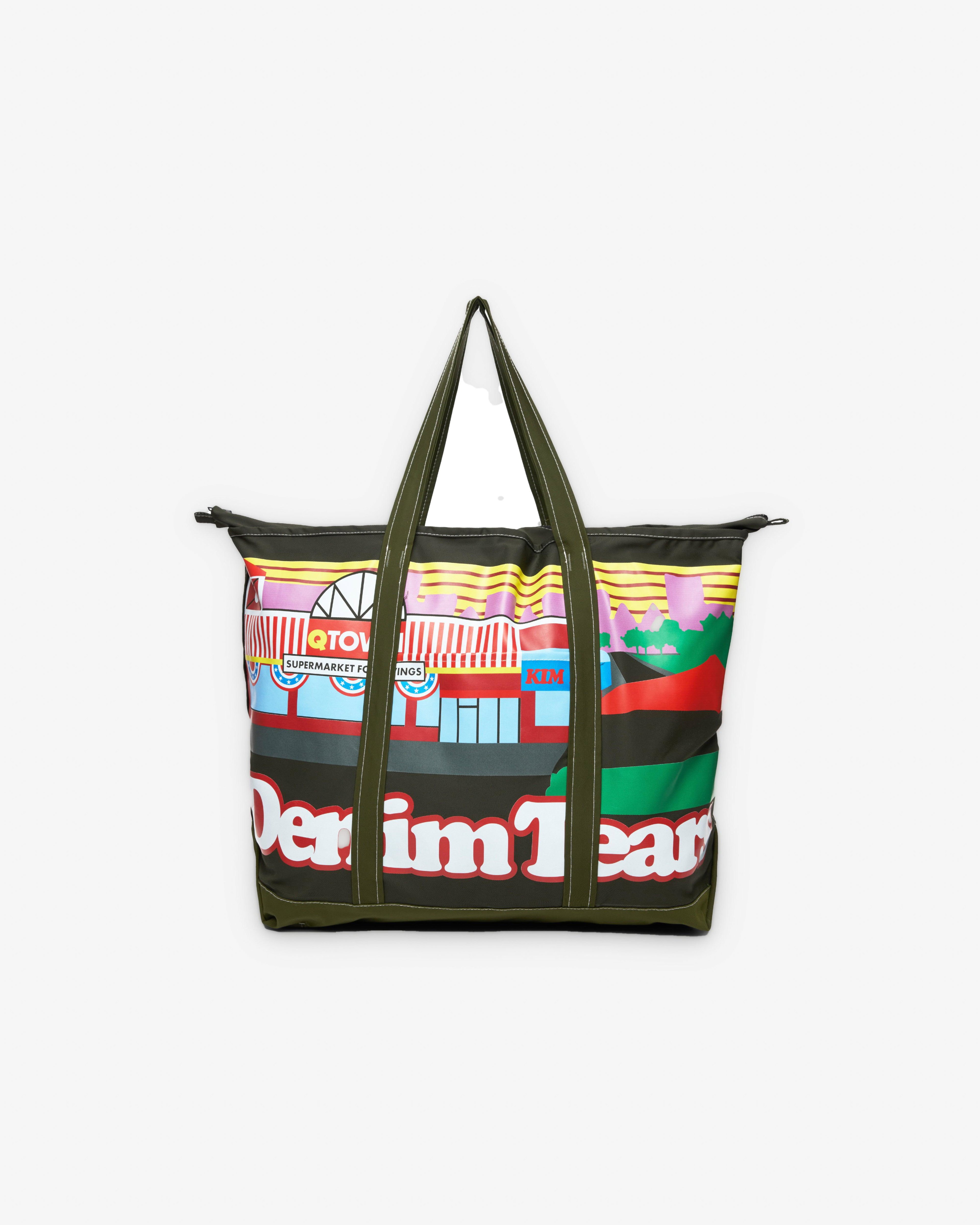 Denim Tears - Men's Q Town Nylon Tote Bag - (Multi) by DENIM TEARS