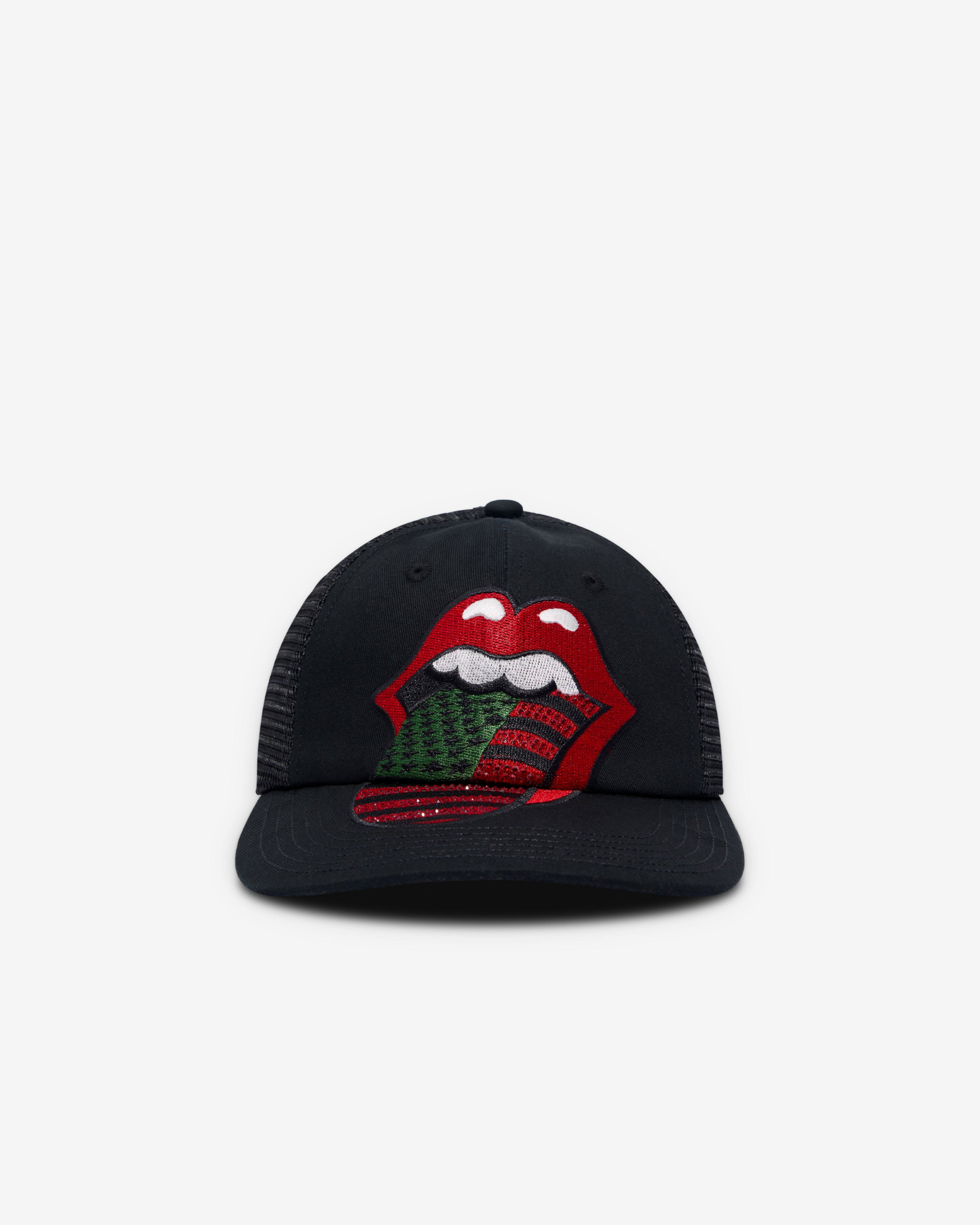 Denim Tears - Men's Rolling Stones Cap - (Black) by DENIM TEARS