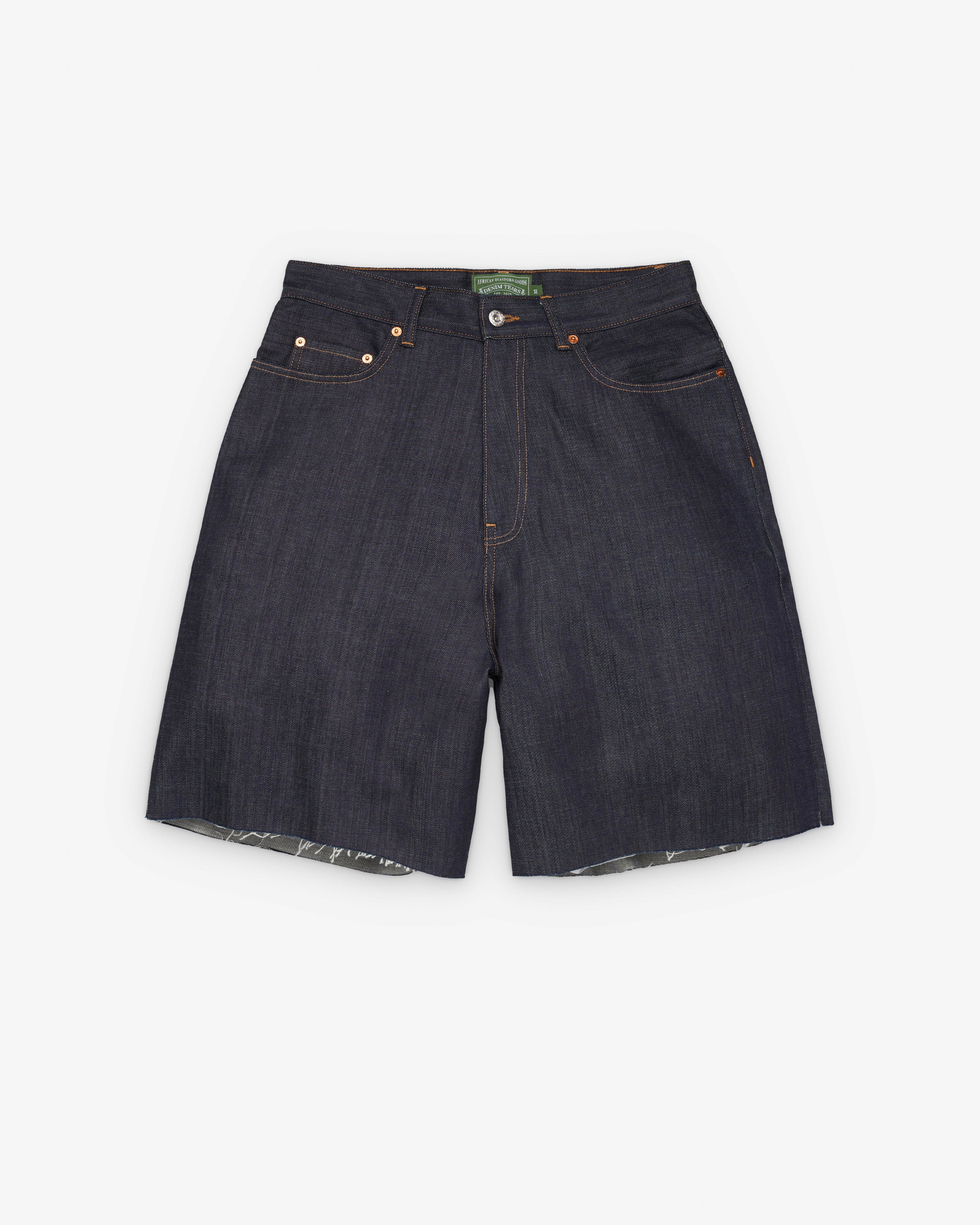 Denim Tears - Men's Selvedge Denim Short - (Selvedge) by DENIM TEARS