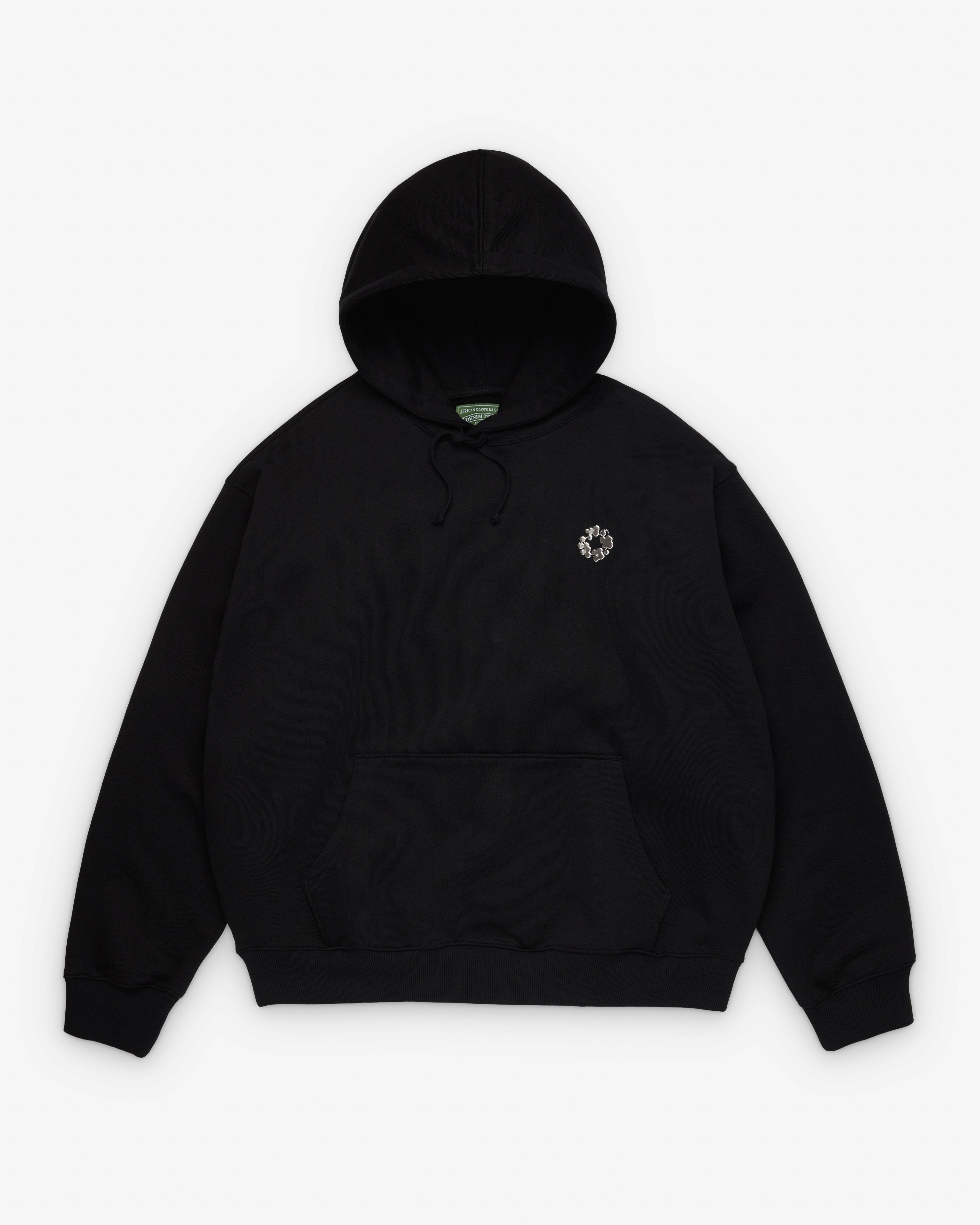 Denim Tears - Men's Sports Gel Hoodie - (Black) by DENIM TEARS