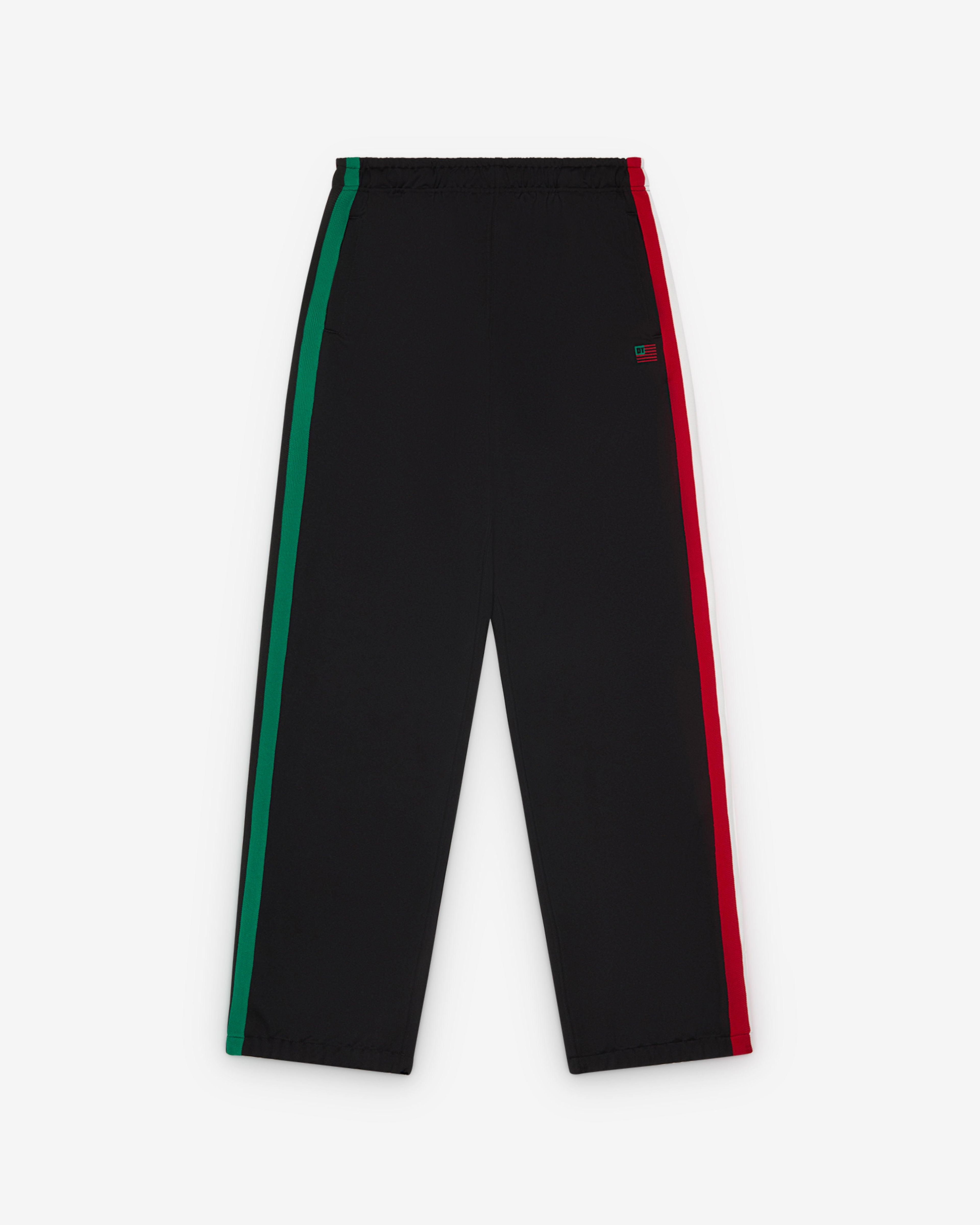 Denim Tears - Men's Star Track Pants - (Black) by DENIM TEARS