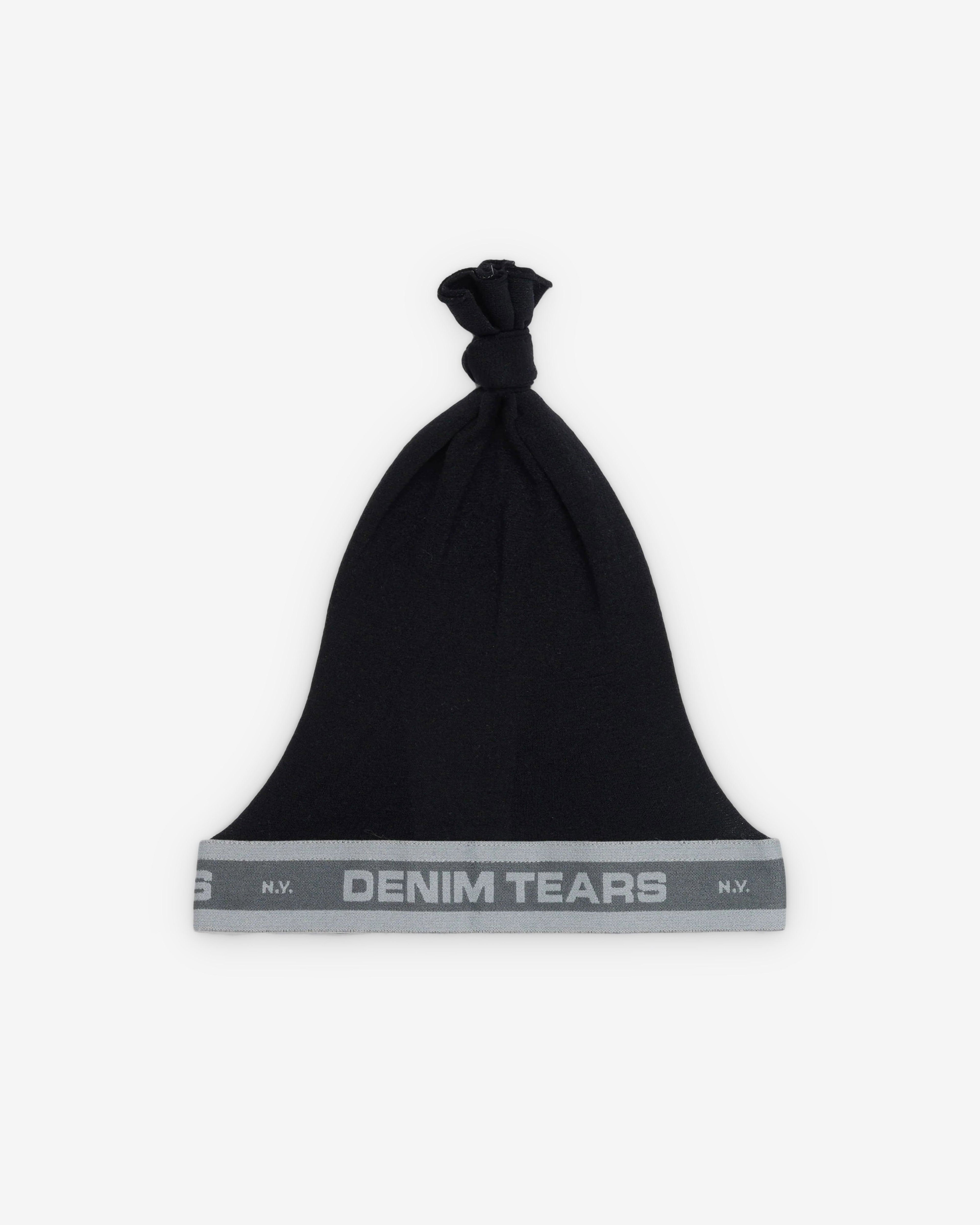 Denim Tears - Men's Stocking Wave Cap - (Black) by DENIM TEARS