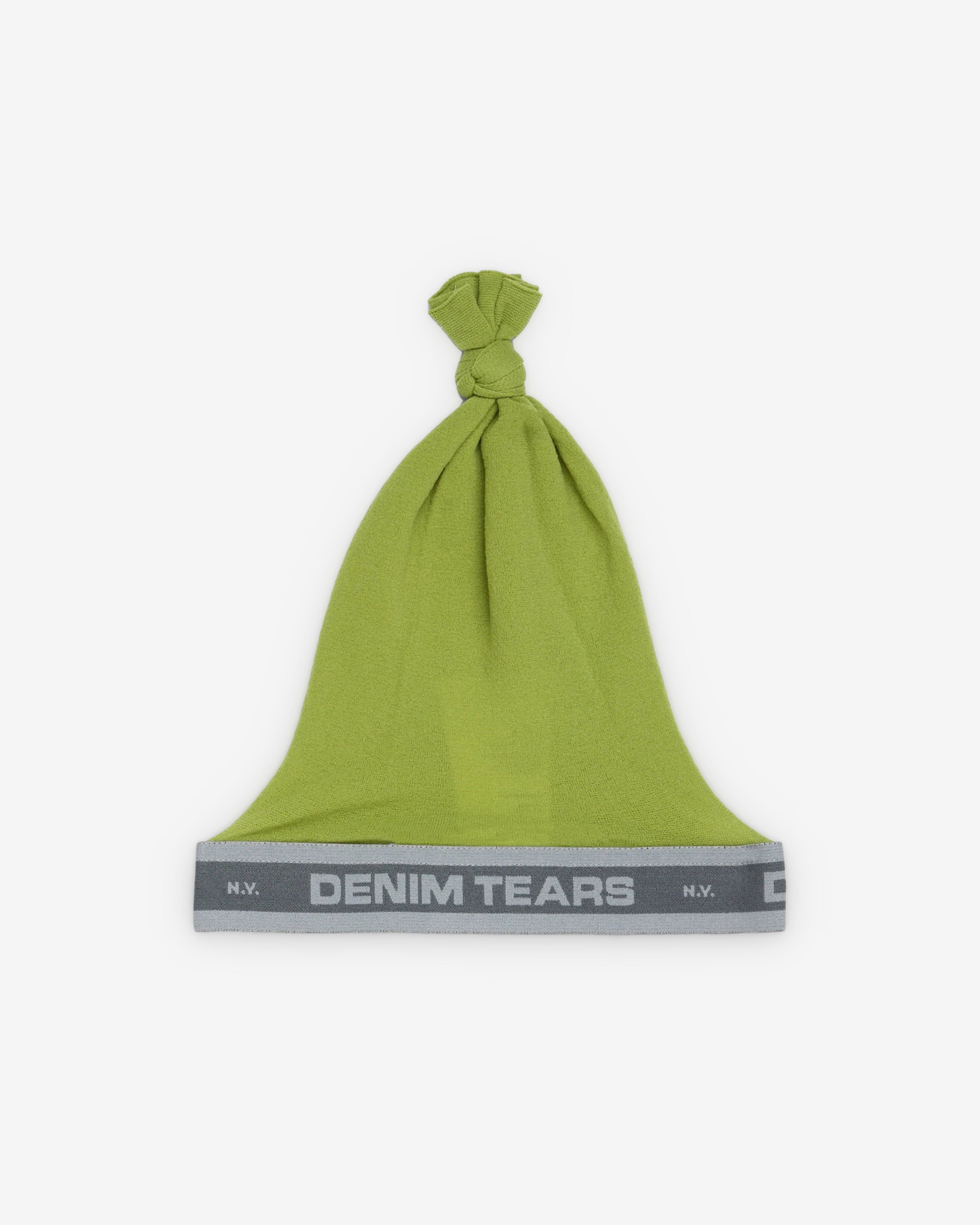 Denim Tears - Men's Stocking Wave Cap - (Green) by DENIM TEARS