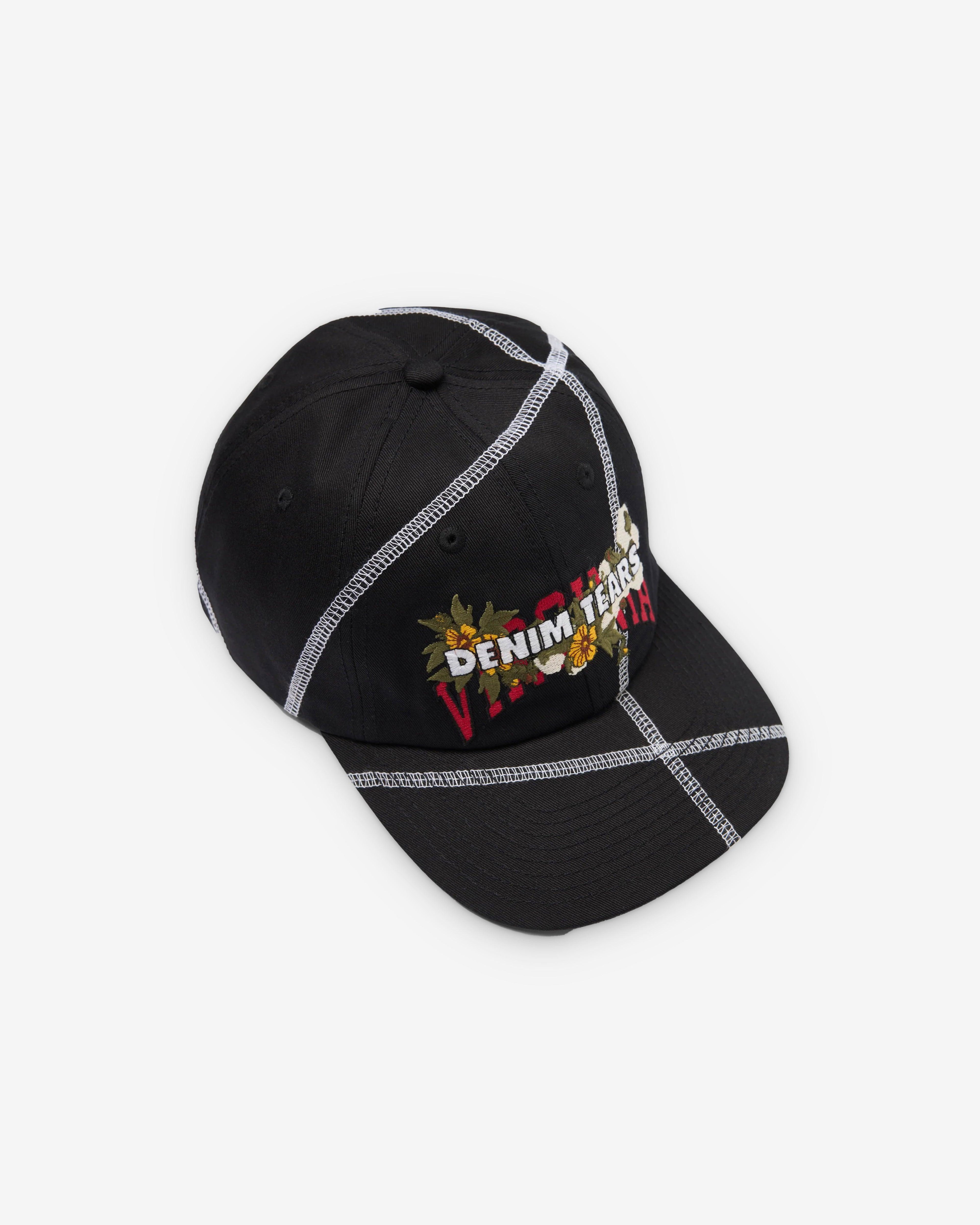 Denim Tears - Men's Virginia Cap - (Black) by DENIM TEARS