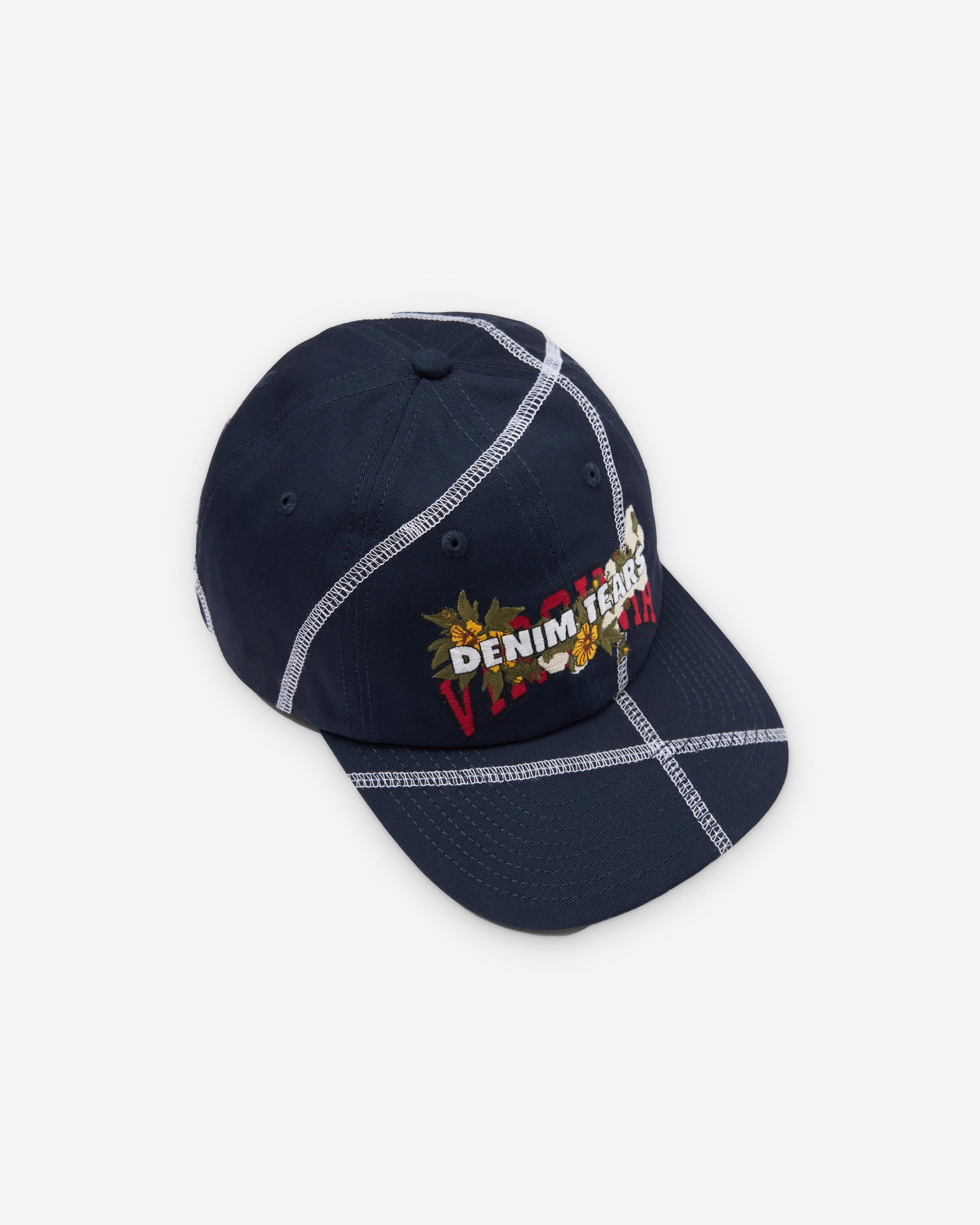 Denim Tears - Men's Virginia Cap - (Navy) by DENIM TEARS