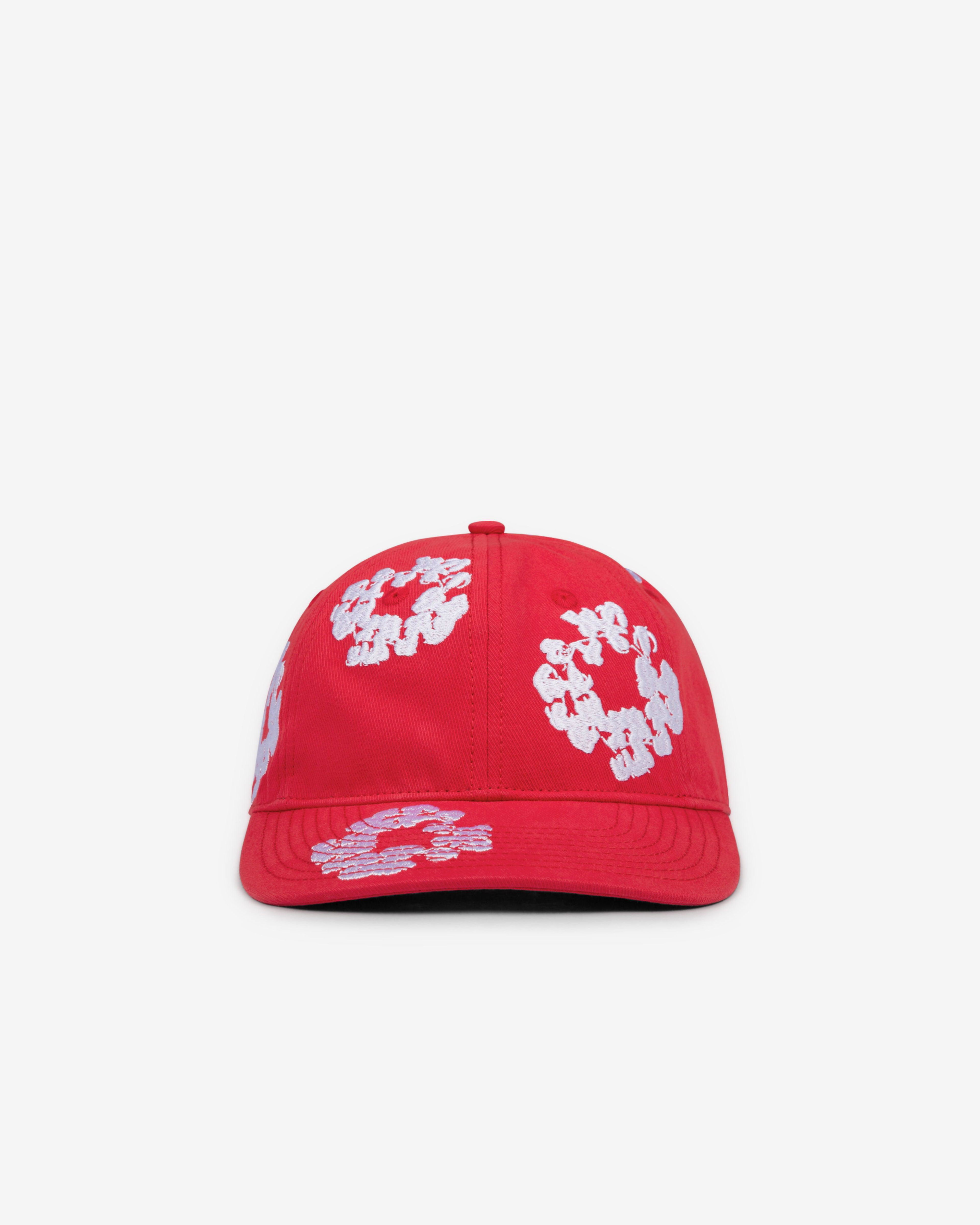 Denim Tears - The Cotton Wreath Cap - (Red) by DENIM TEARS