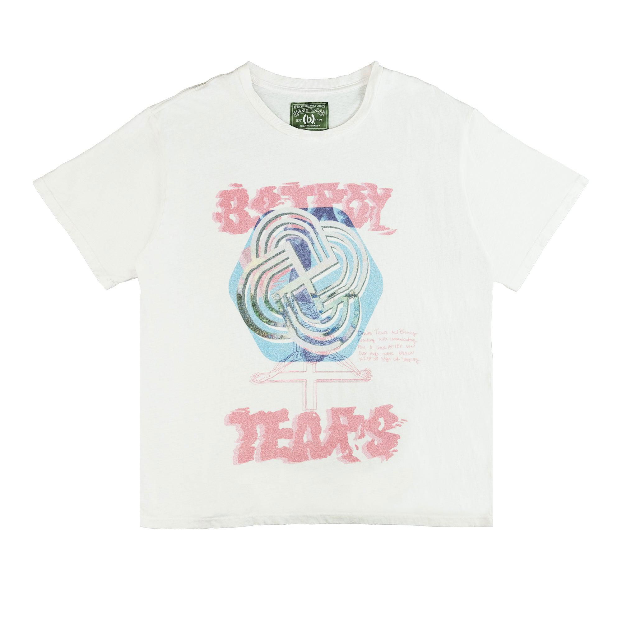 Denim Tears x BSTROY T-Shirt (White) by DENIM TEARS | jellibeans