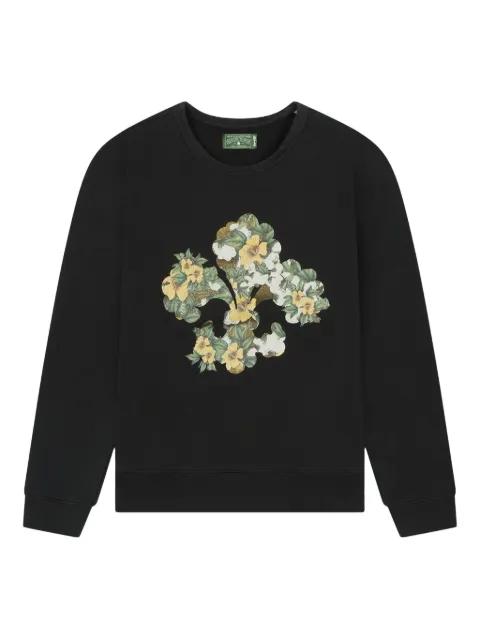 Fleur De-Lis "Charcoal" sweatshirt by DENIM TEARS