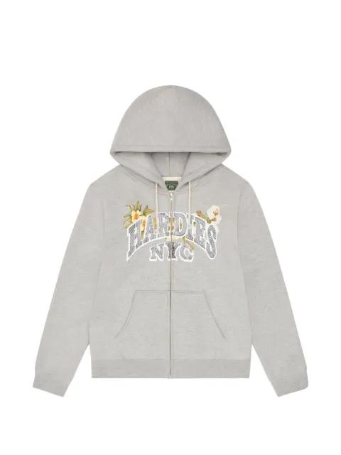 Hardies NYC zip-up hoodie by DENIM TEARS